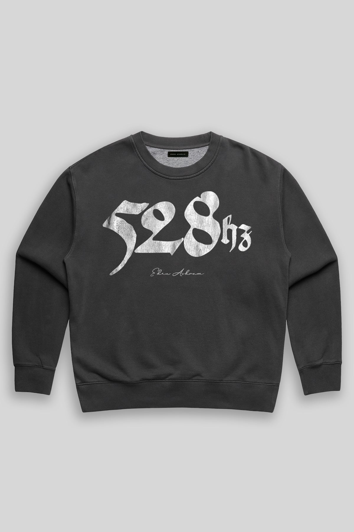 Eden Ashram 528Hz Faded Sweatshirt Faded Black