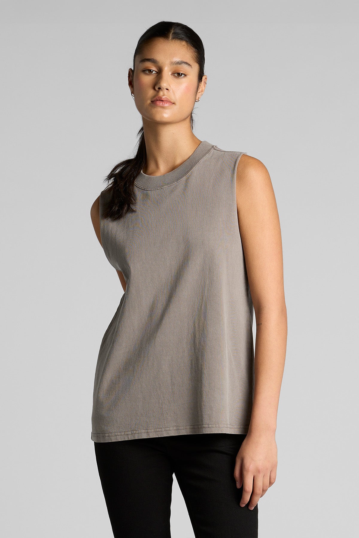 Eden Ashram Angel Wings Heavy Faded Rocker Tank
