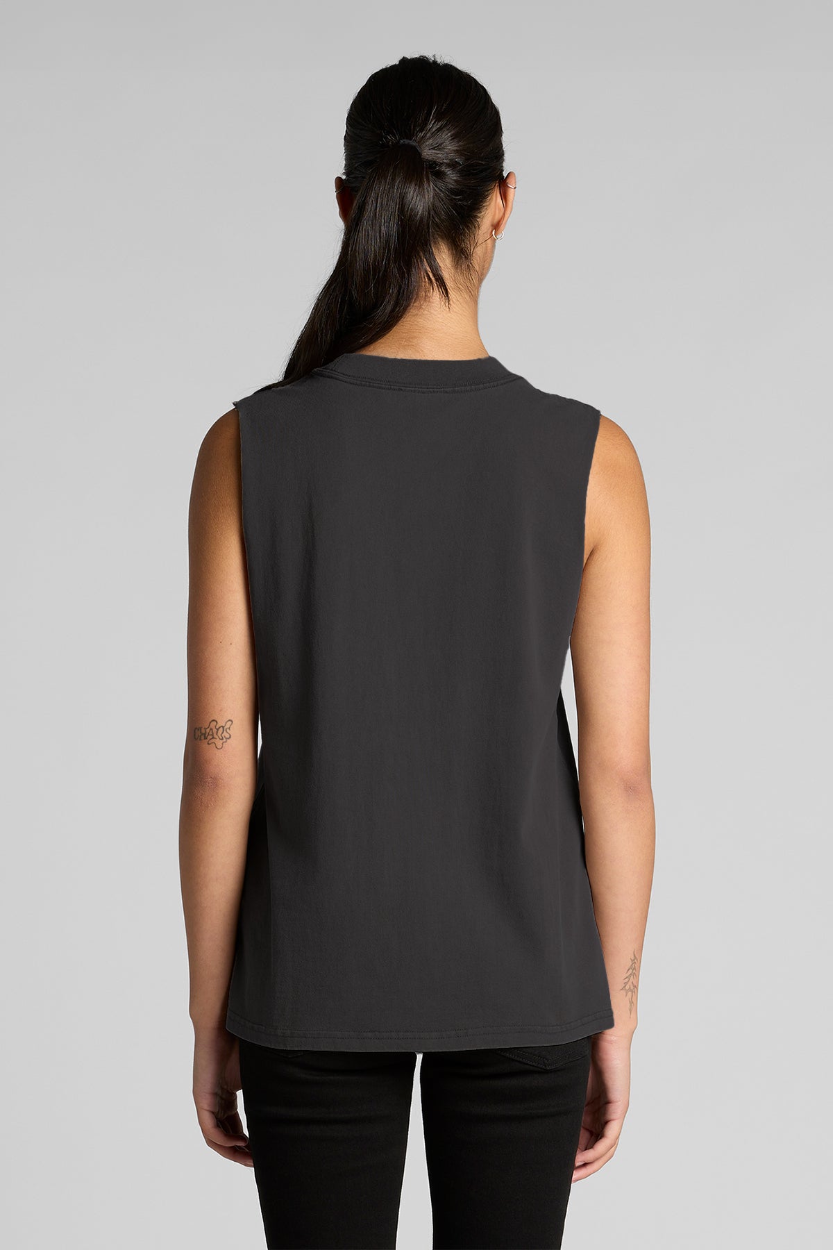 Eden Ashram Yoga Punk Faded Rocker Tank