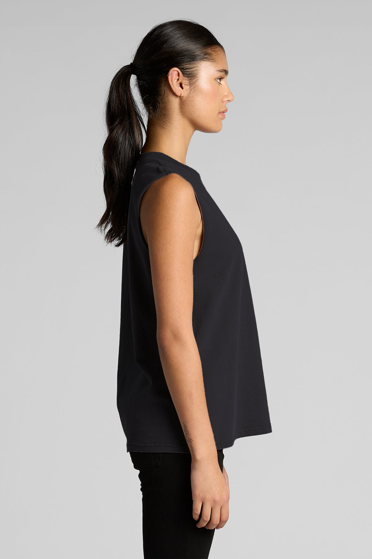 Eden Ashram Yoga Punk Faded Rocker Tank