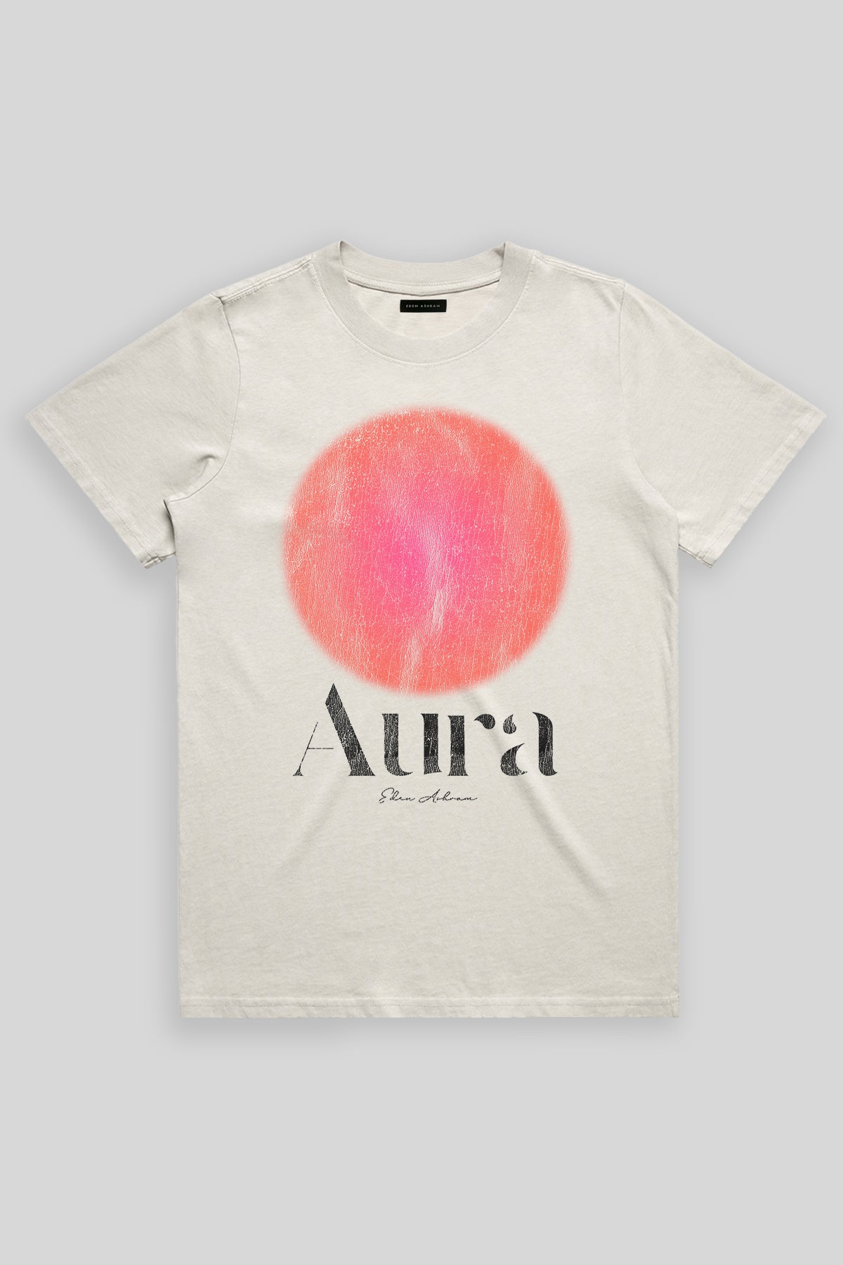 Eden Ashram Aura Heavy Faded Rocker T-Shirt Faded Bone