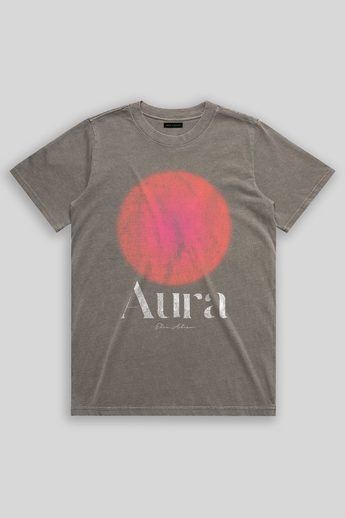 Eden Ashram Aura Heavy Faded Rocker T-Shirt Faded Grey