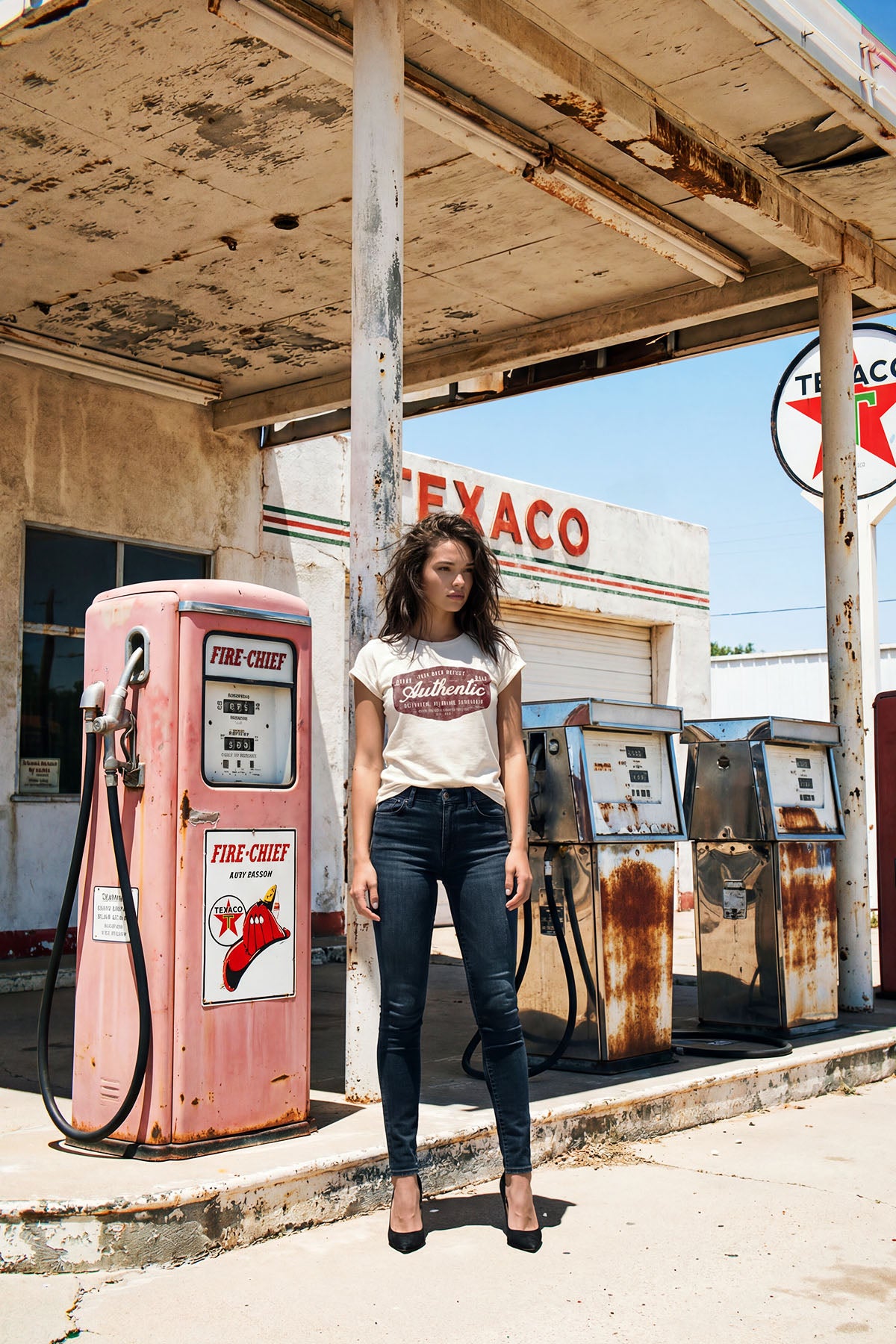 Eden Ashram Authentic Premium Rolled Sleeve T-Shirt