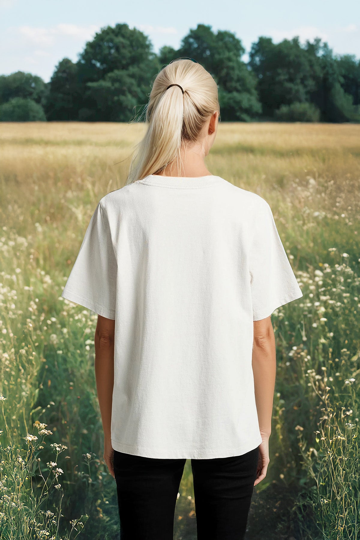 Eden Ashram Born To Be Real Not To Be Perfect Faded Rocker T-Shirt