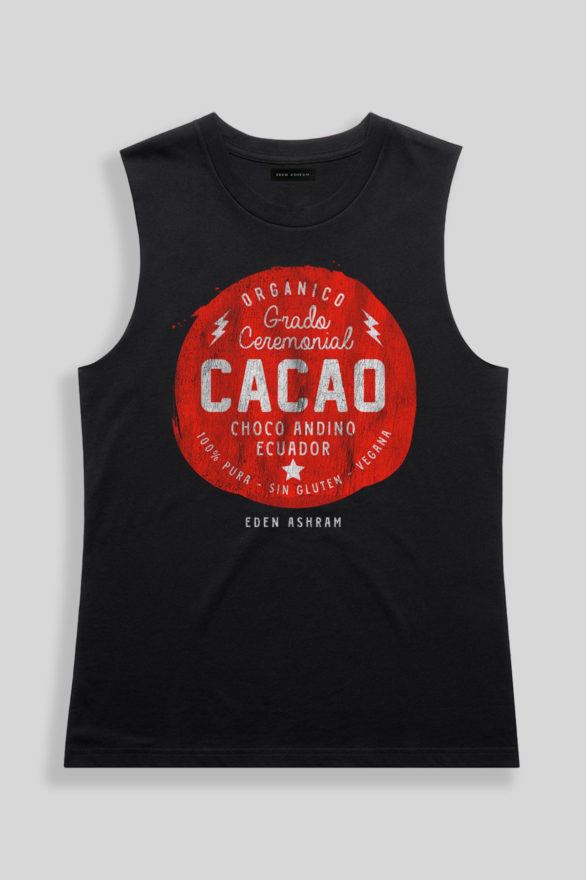 Eden Ashram Cacao Camden Tank Black