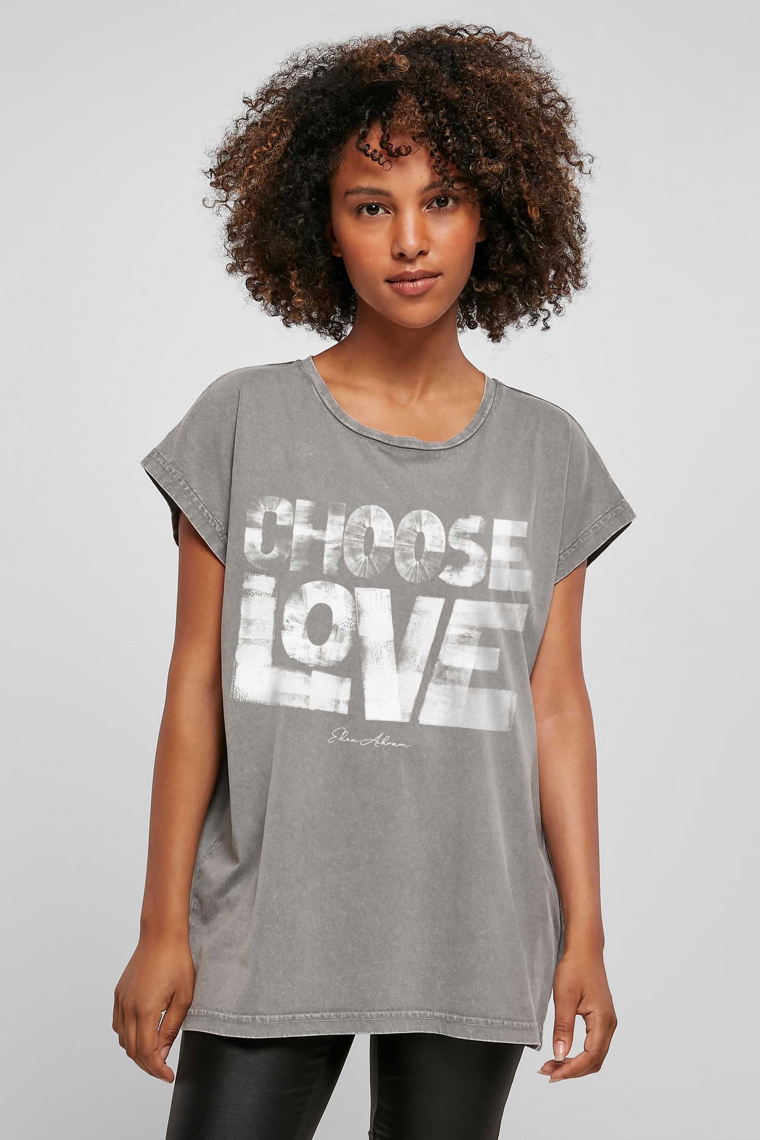 EDEN ASHRAM Choose Love Premium Relaxed Boyfriend T-Shirt