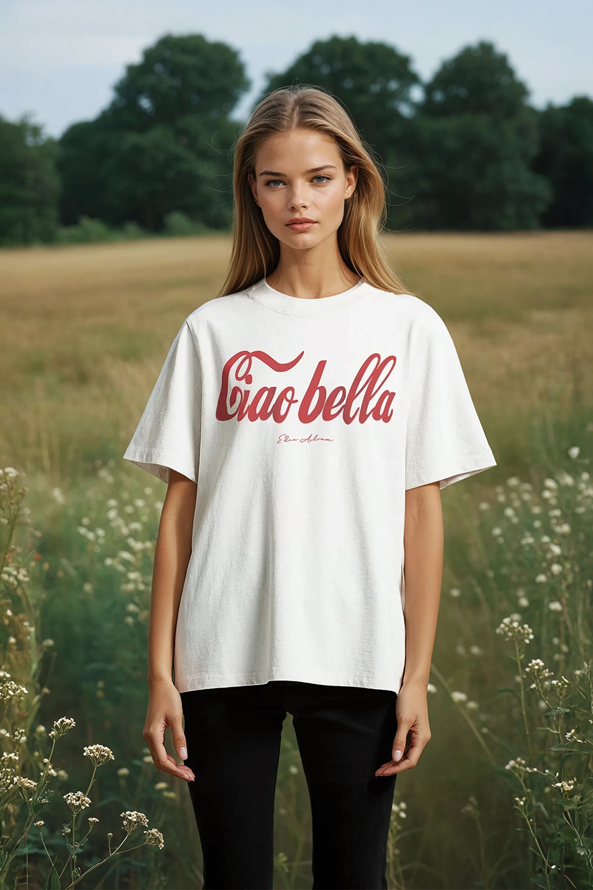 Eden Ashram Ciao Bella Faded Rocker T-Shirt