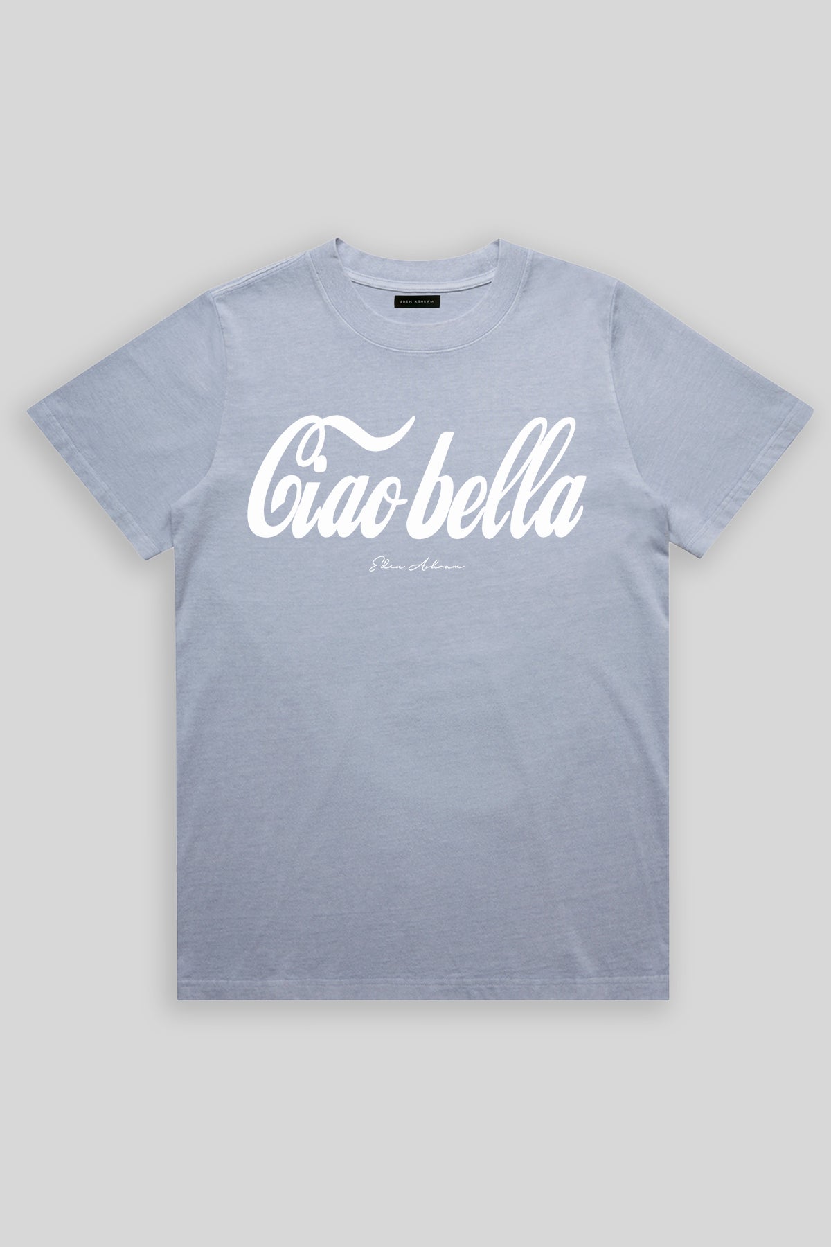 Eden Ashram Ciao Bella Faded Rocker T-Shirt Faded Powder