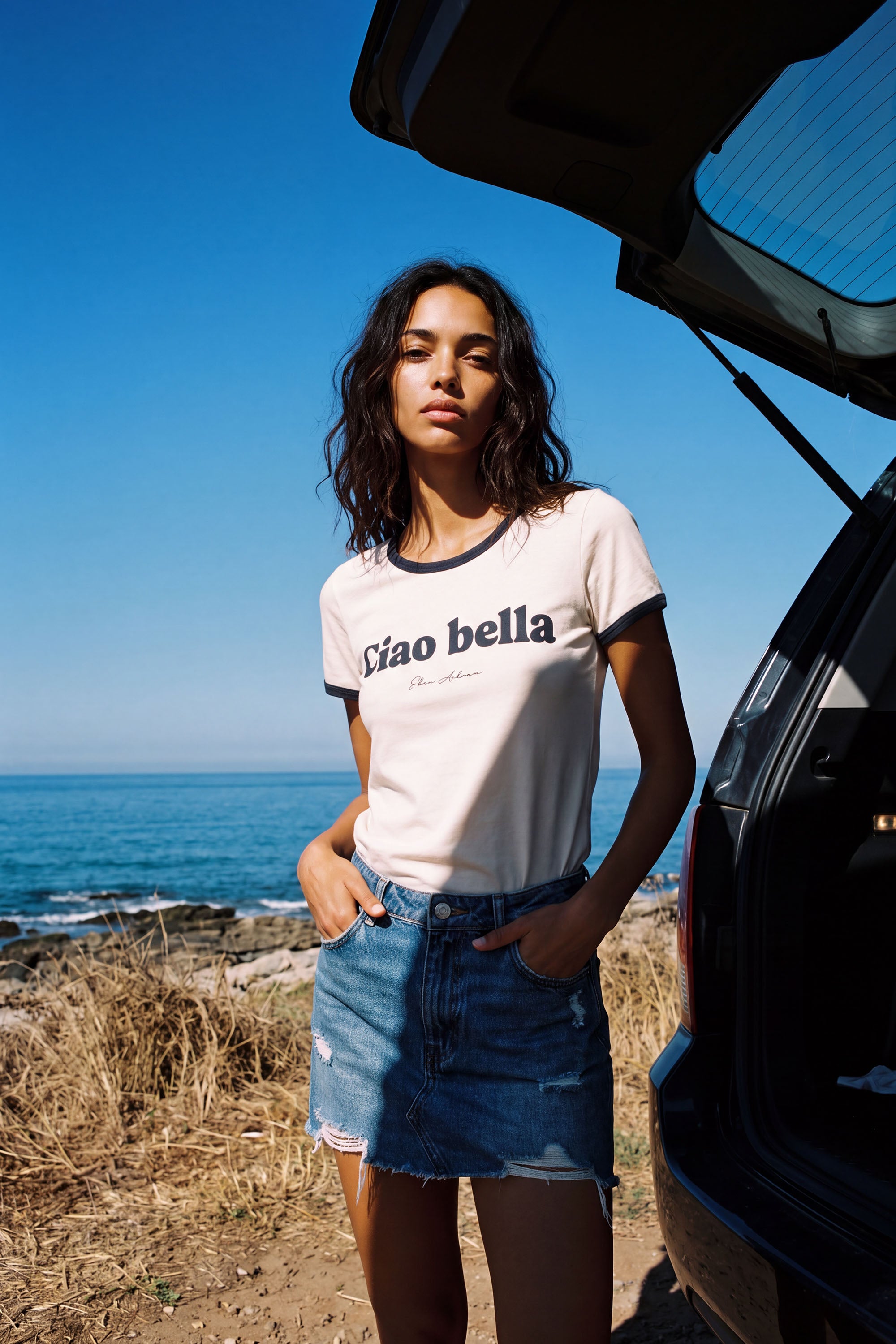 Ciao Bella Premium Organic Ringer T-Shirt