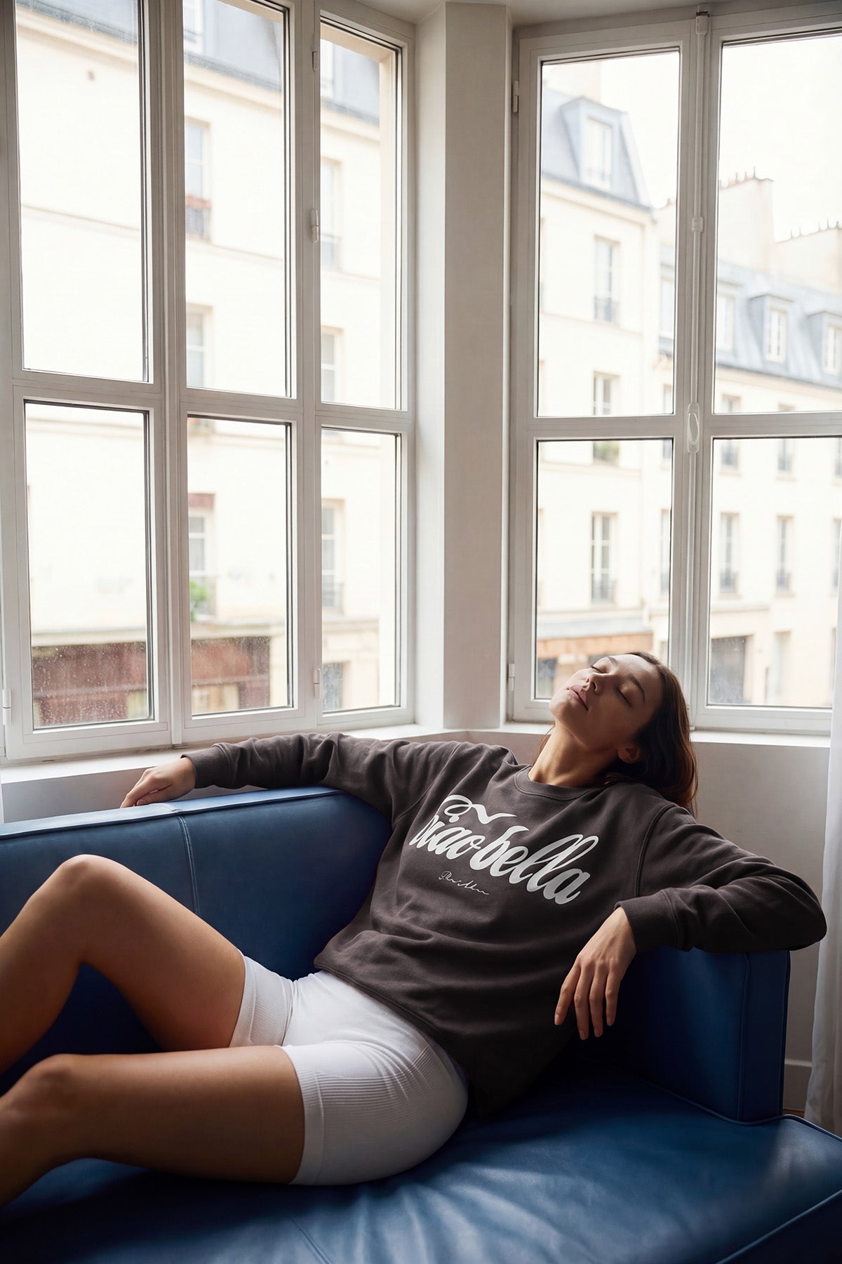 Eden Ashram Ciao Bella Premium Faded Sweatshirt