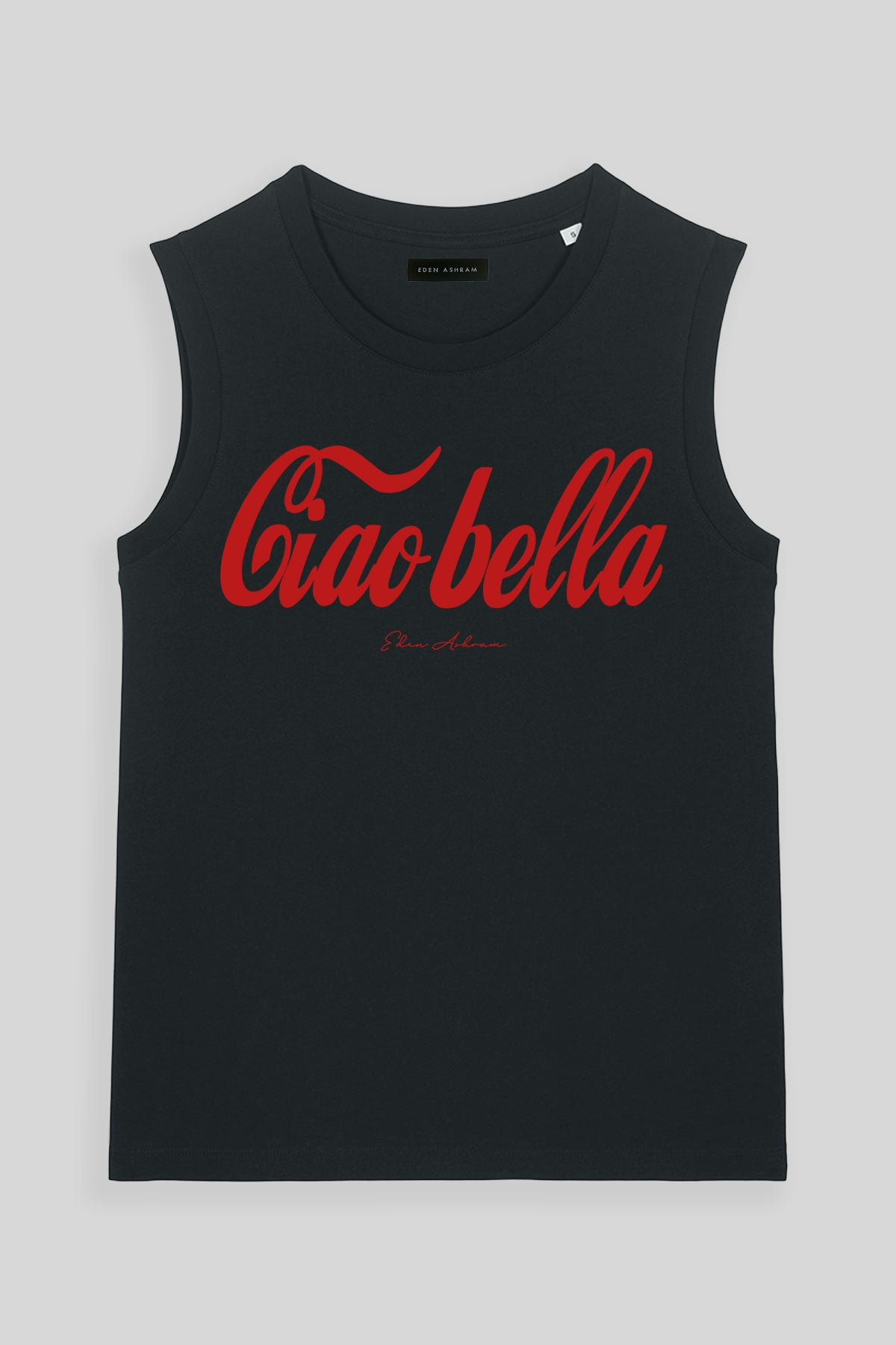 Eden Ashram Ciao Bella Venice Tank Black