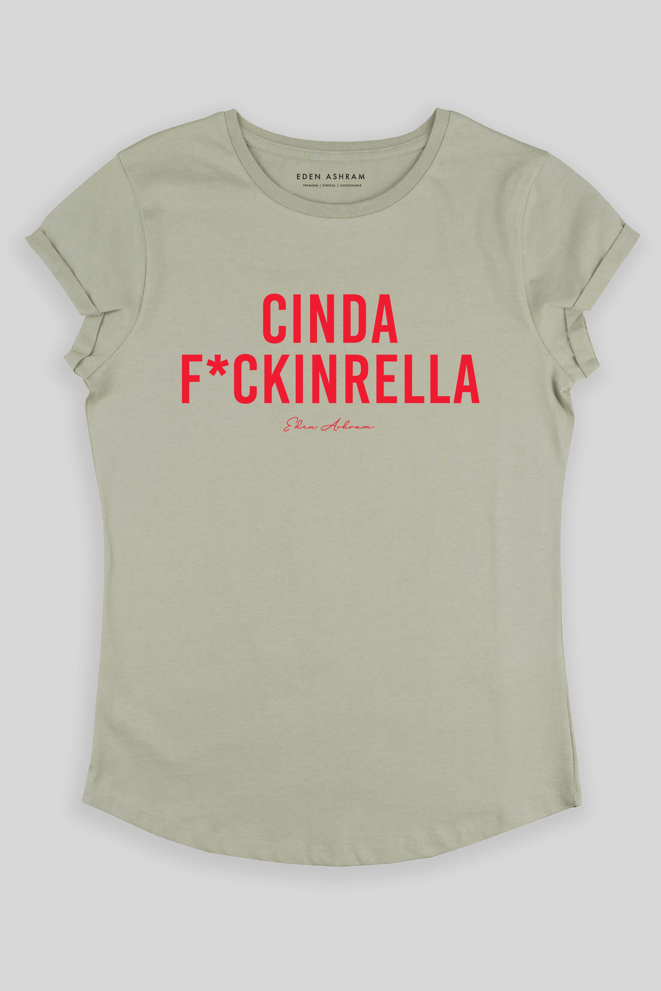 Cindaf*ckinrella Premium Rolled Sleeve T-Shirt