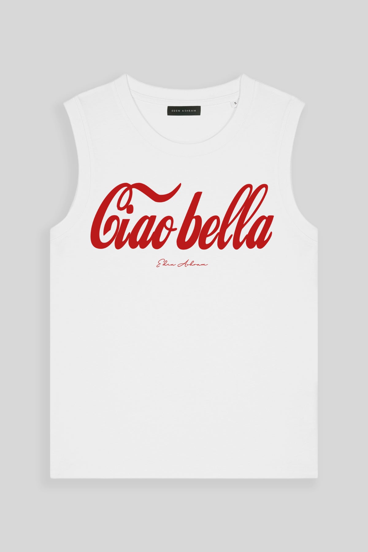 Eden Ashram Ciao Bella Venice Tank White