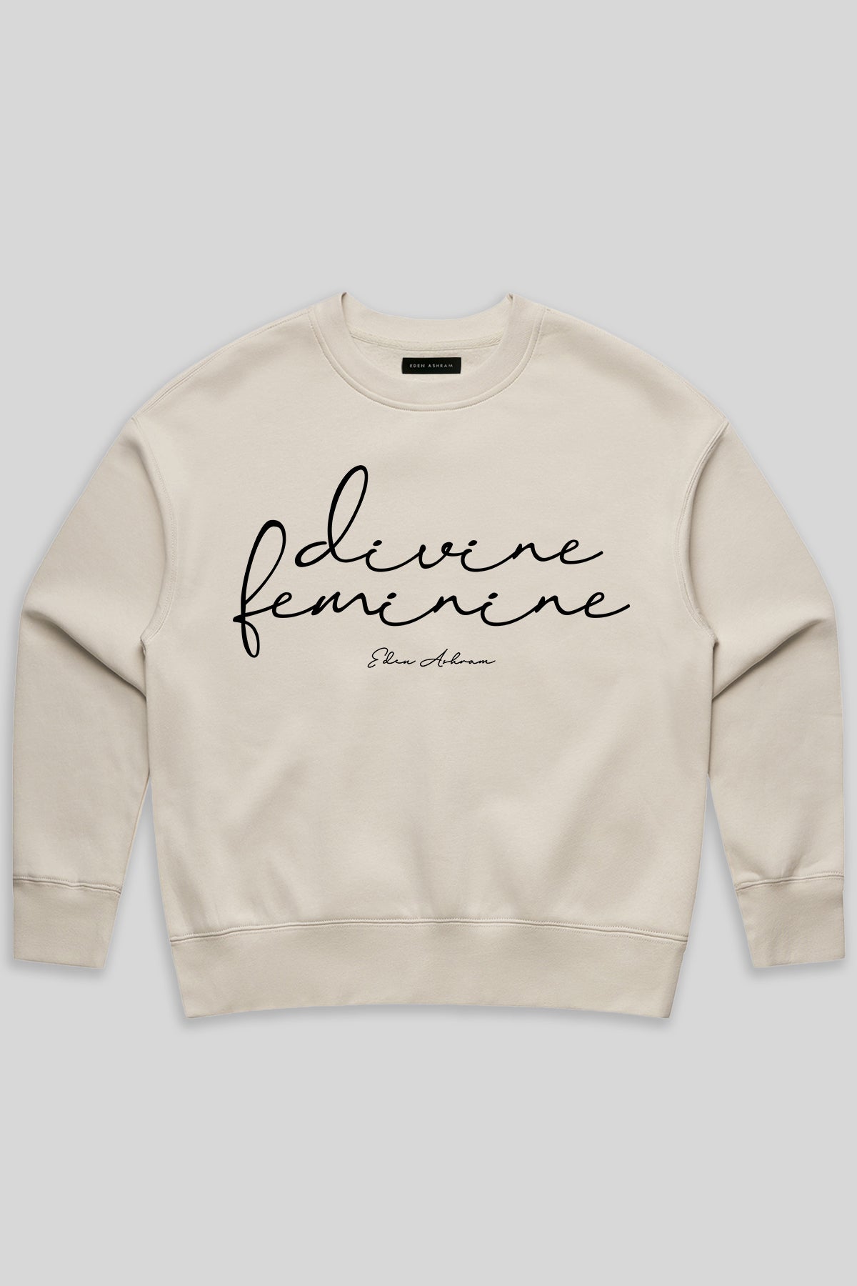 Eden Ashram Divine Feminine Premium Relax Crew Bone