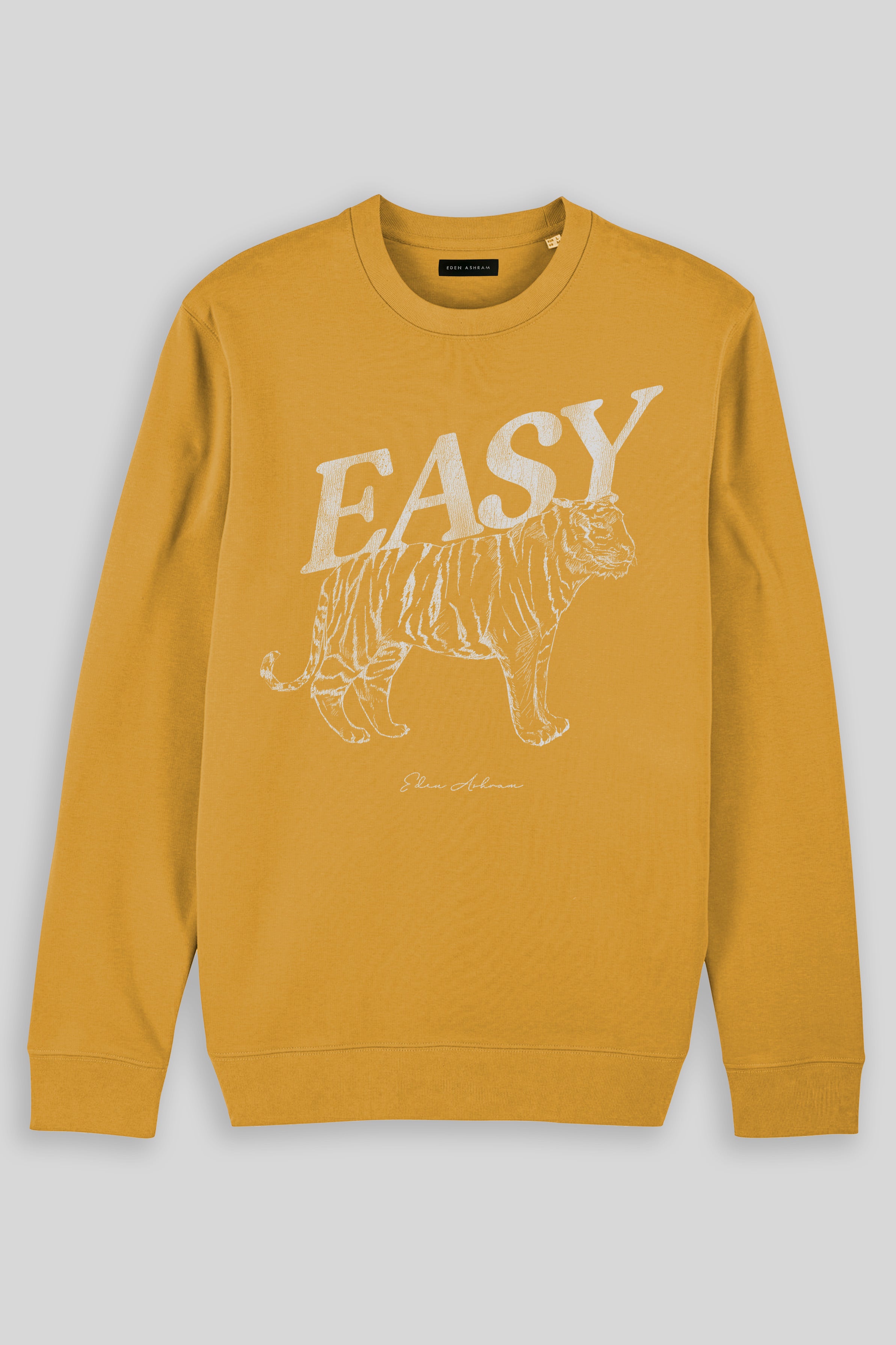 Eden Ashram Easy Tiger Iconic Sweatshirt Ochre