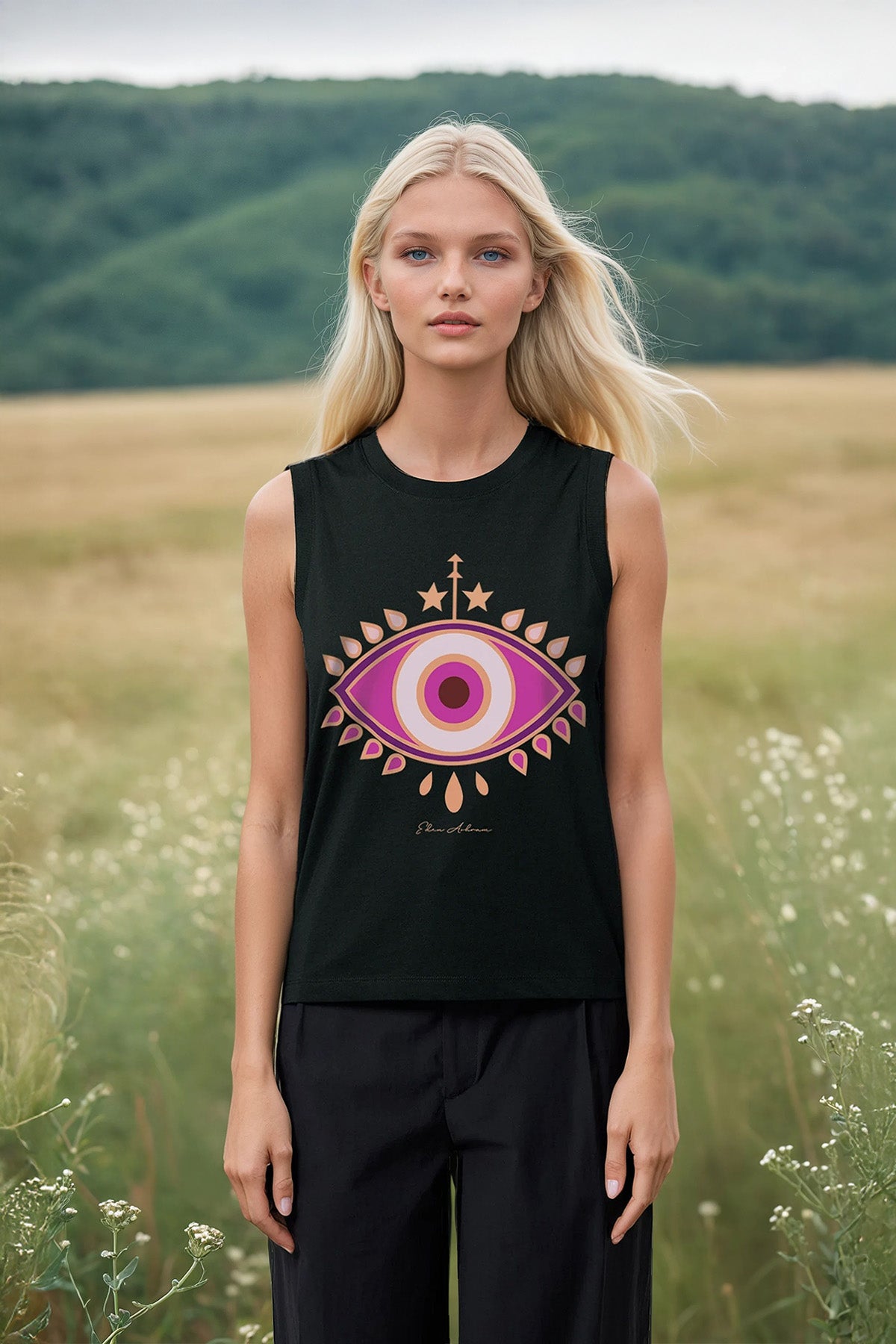 Eden Ashram Evil Eye Venice Tank