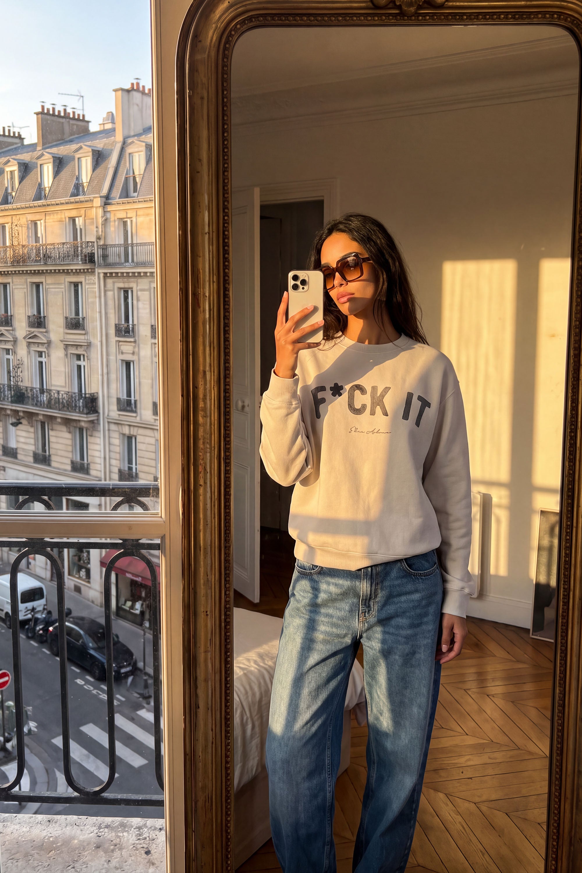 F*ck It Premium Faded Sweatshirt