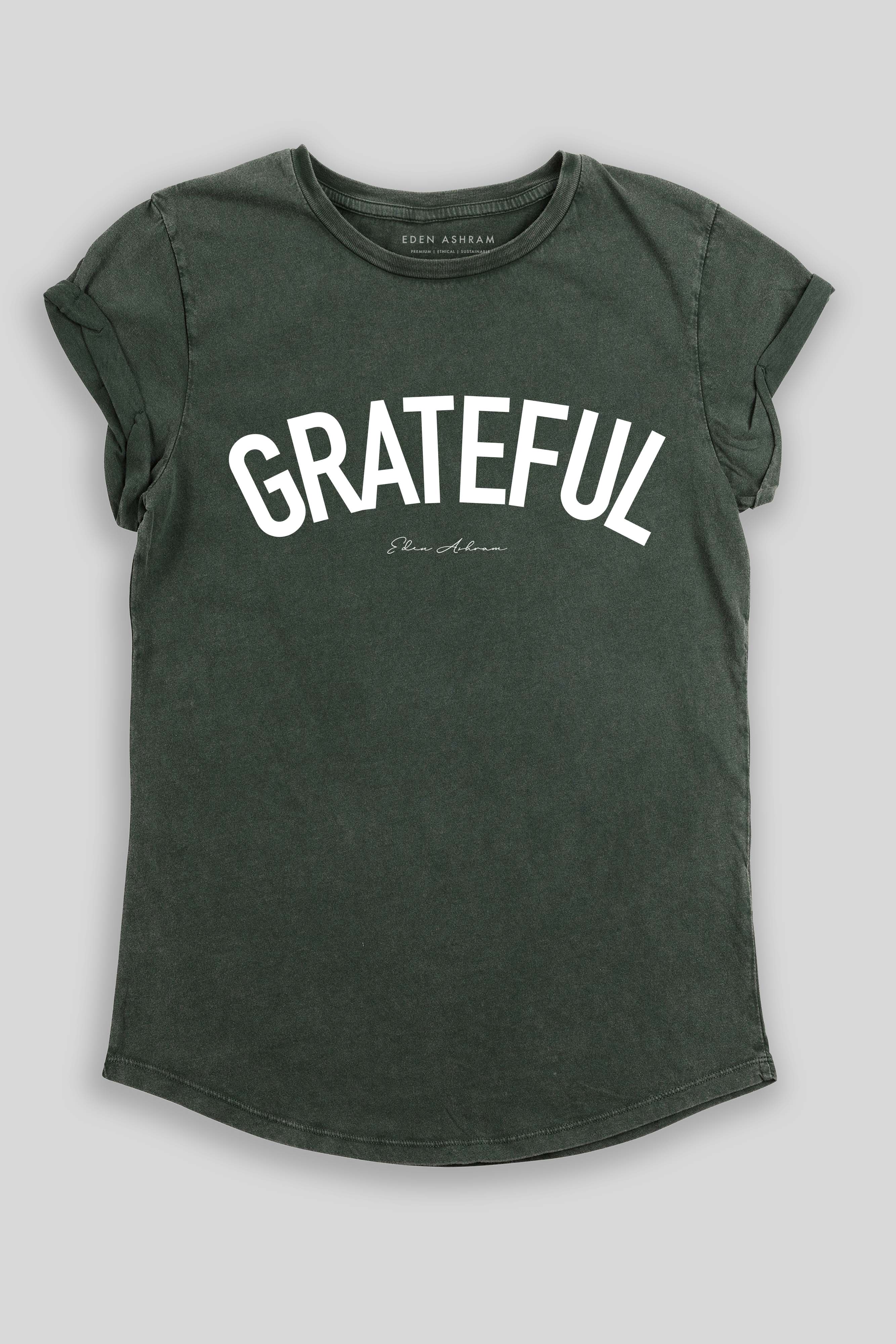 Grateful Premium Rolled Sleeve T-Shirt