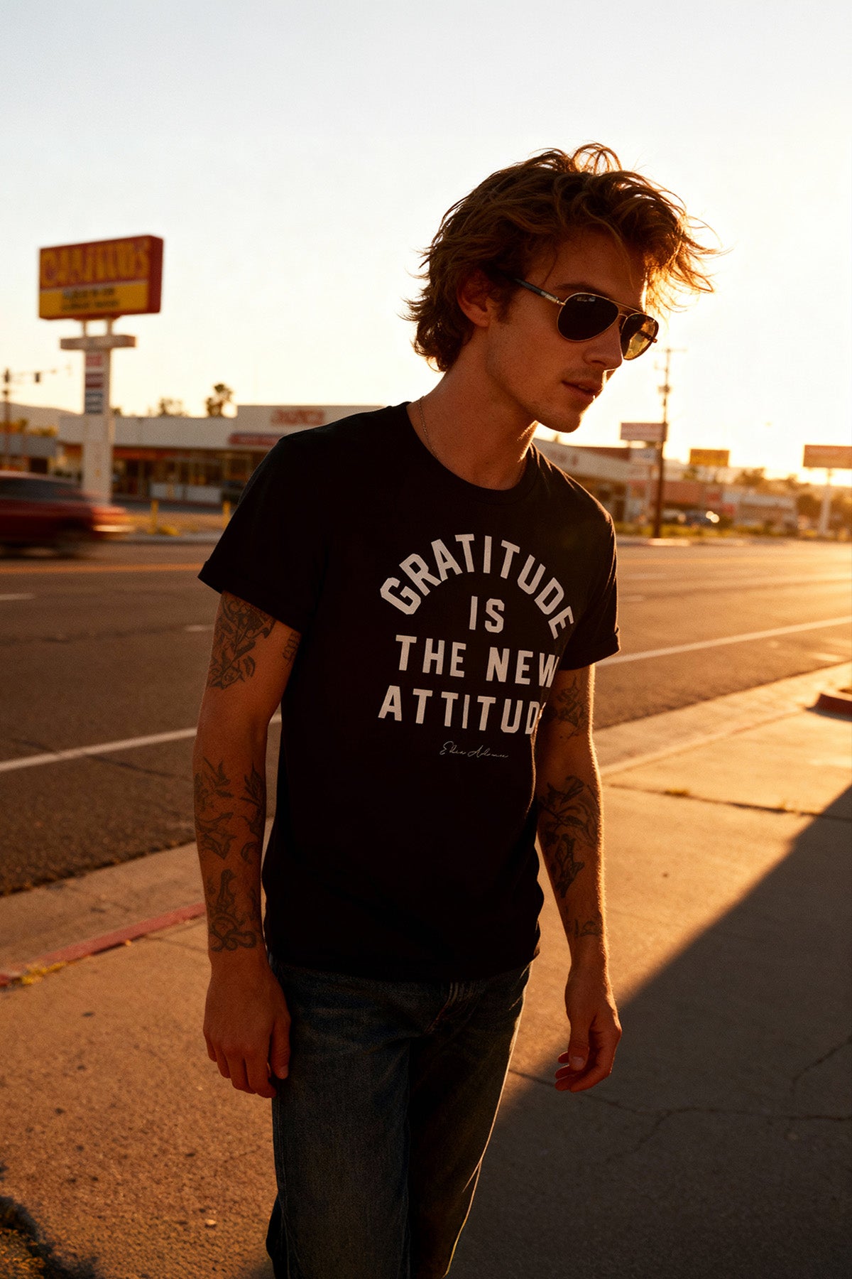 Eden Ashram Gratitude is the new attitude - Premium Essential T-Shirt