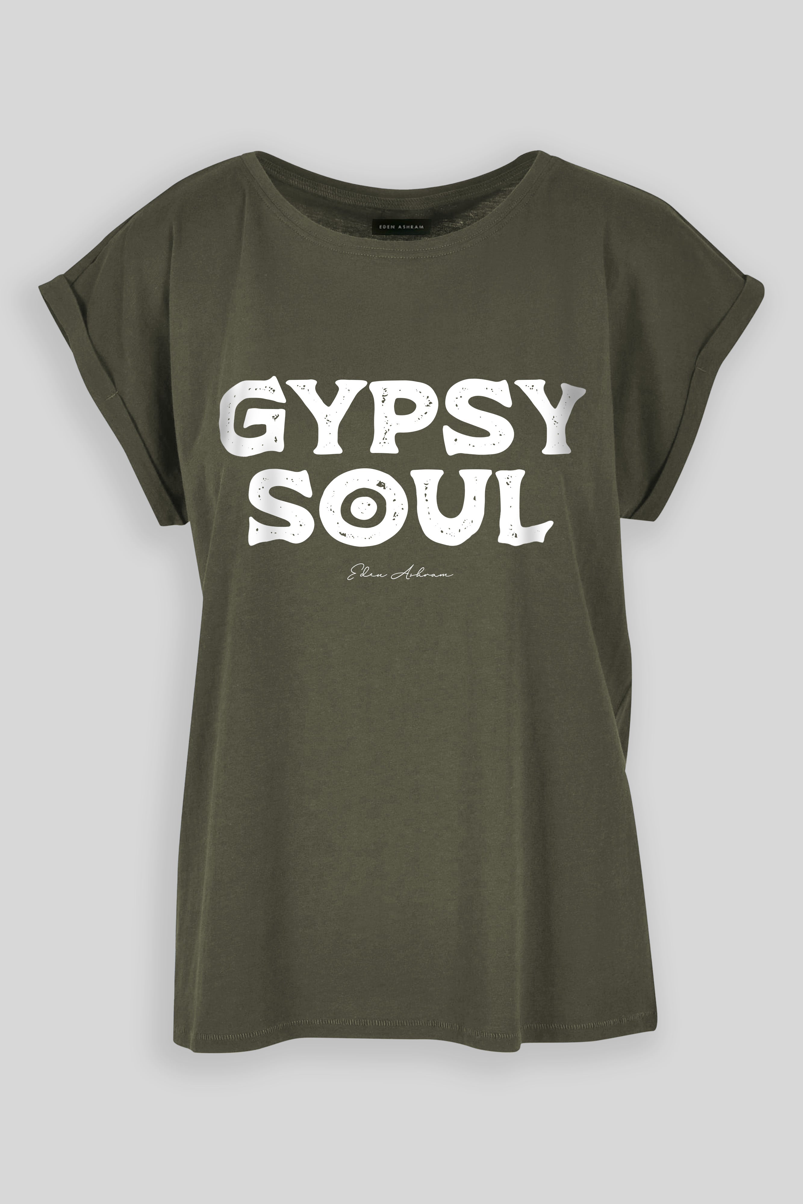 Eden Ashram Gypsy Soul Cali T-Shirt Olive