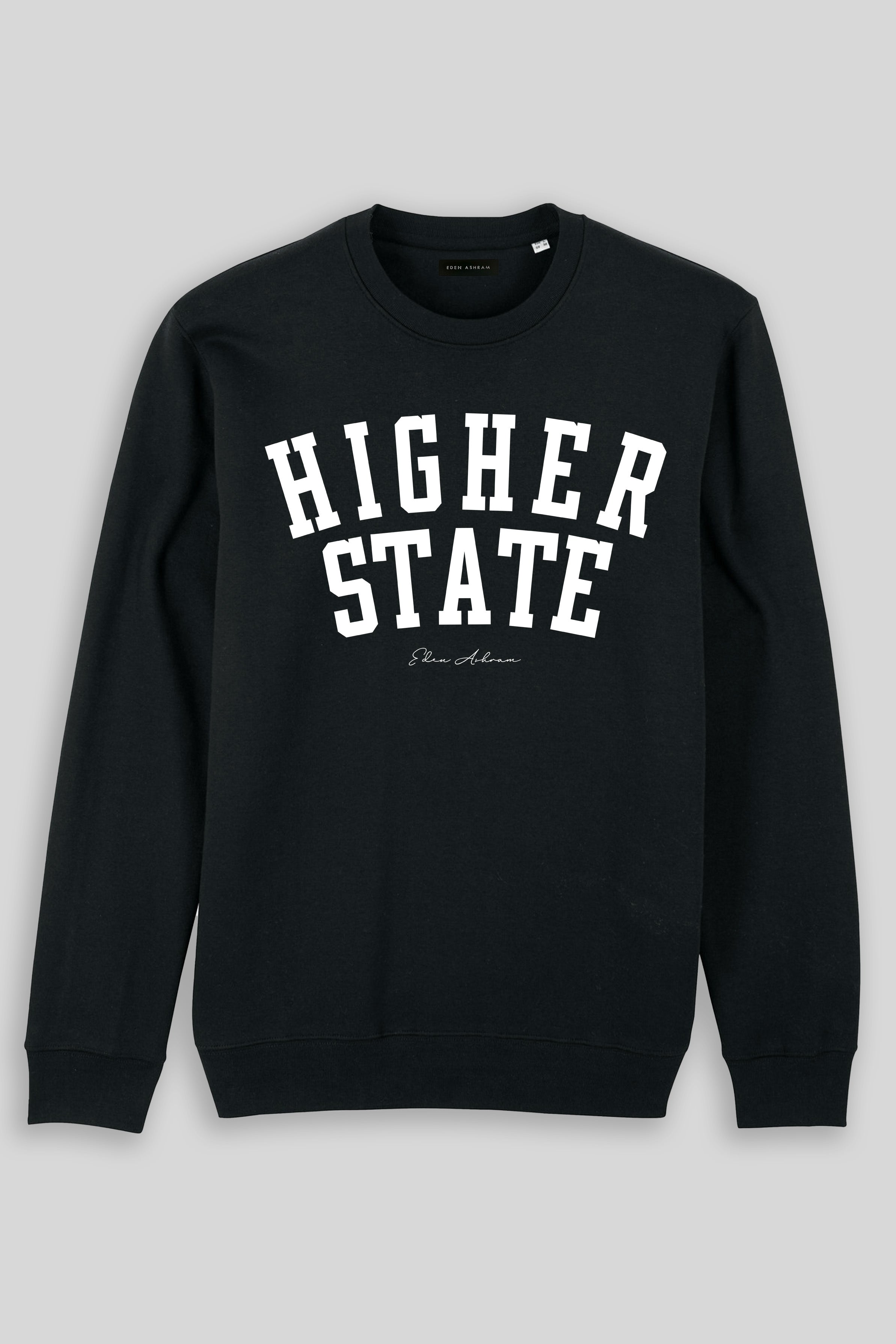 Eden Ashram Higher State Iconic Sweatshirt Black