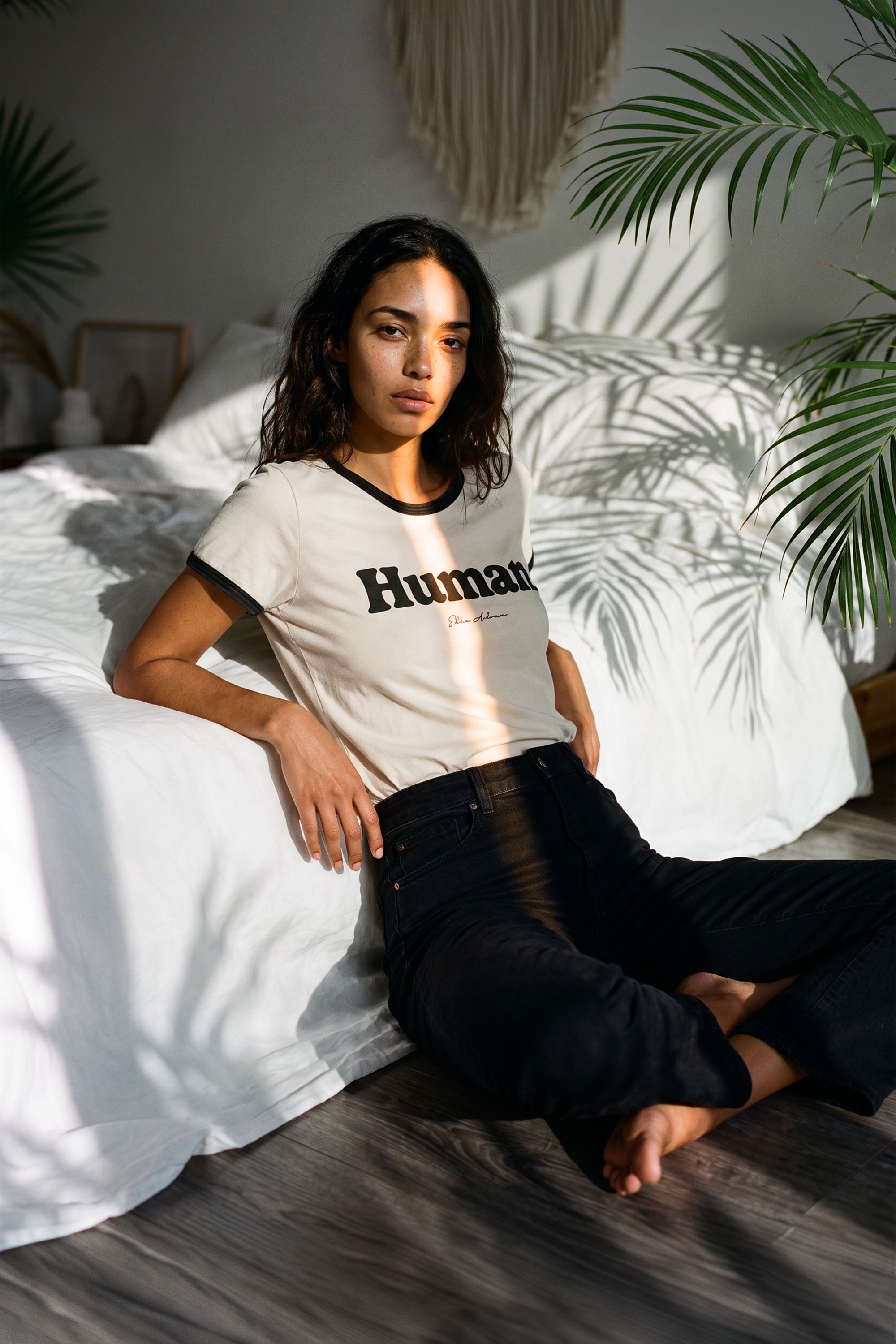 Human Premium Organic Ringer T-Shirt