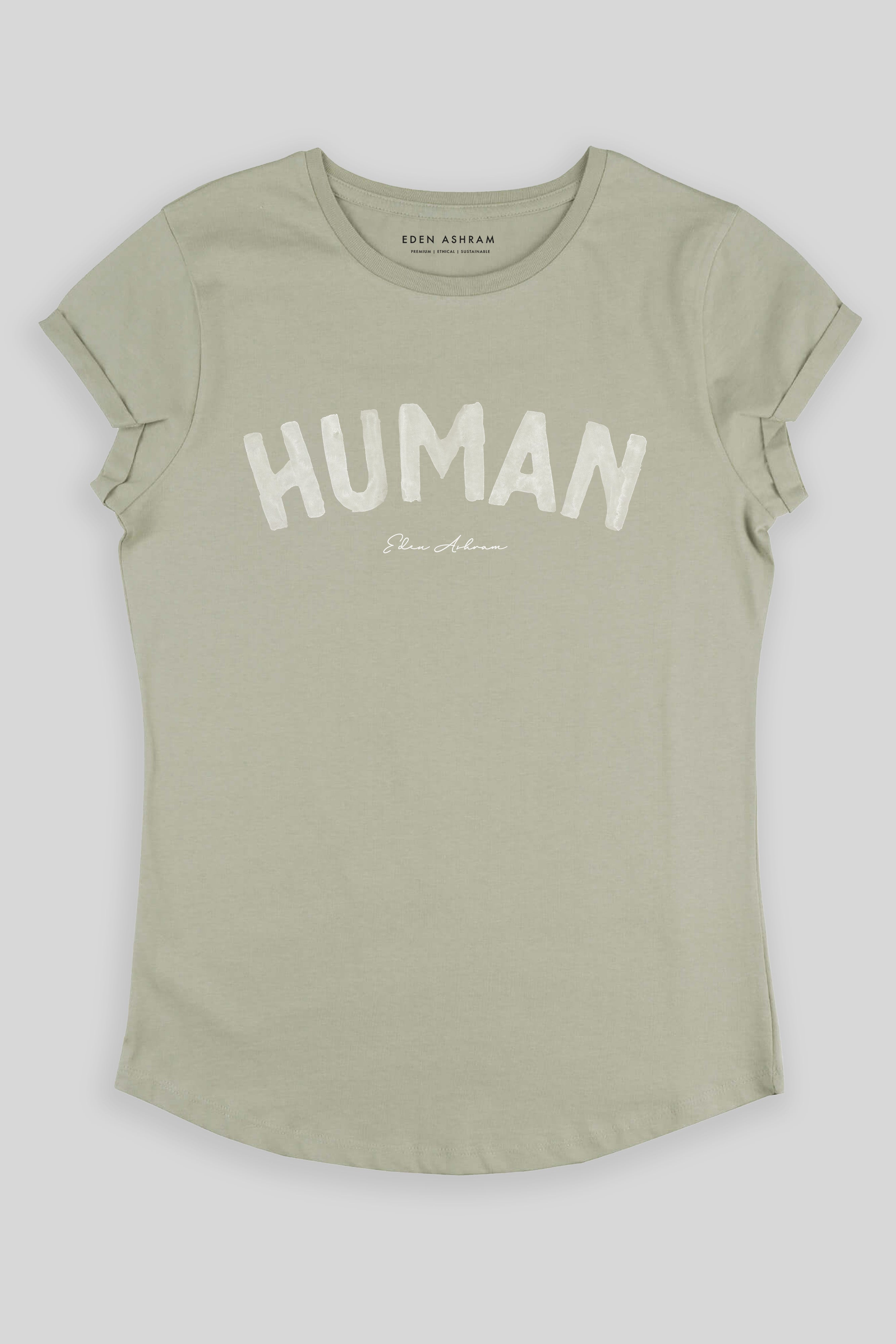 Human Premium Rolled Sleeve T-Shirt