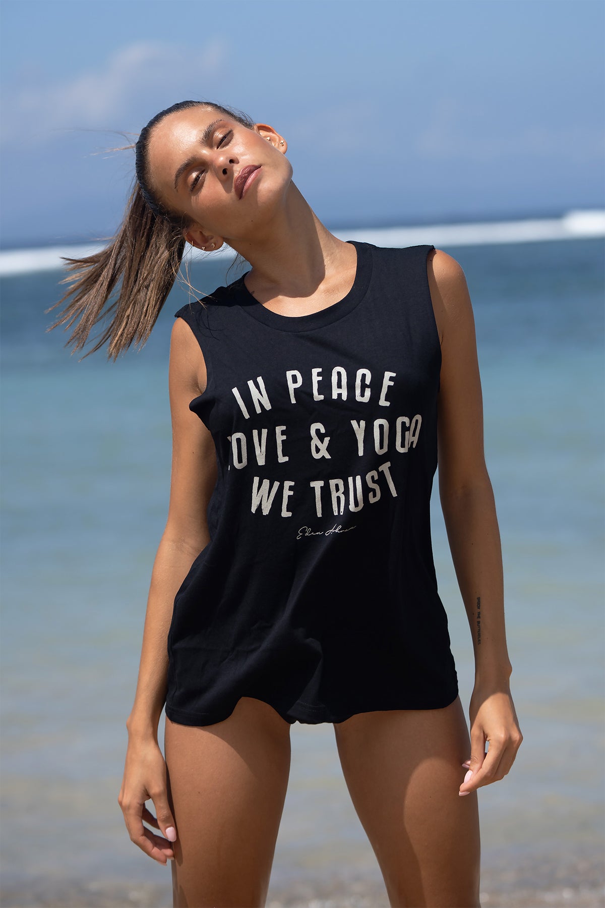 Eden Ashram In Peace, Love & Yoga We Trust Venice Tank