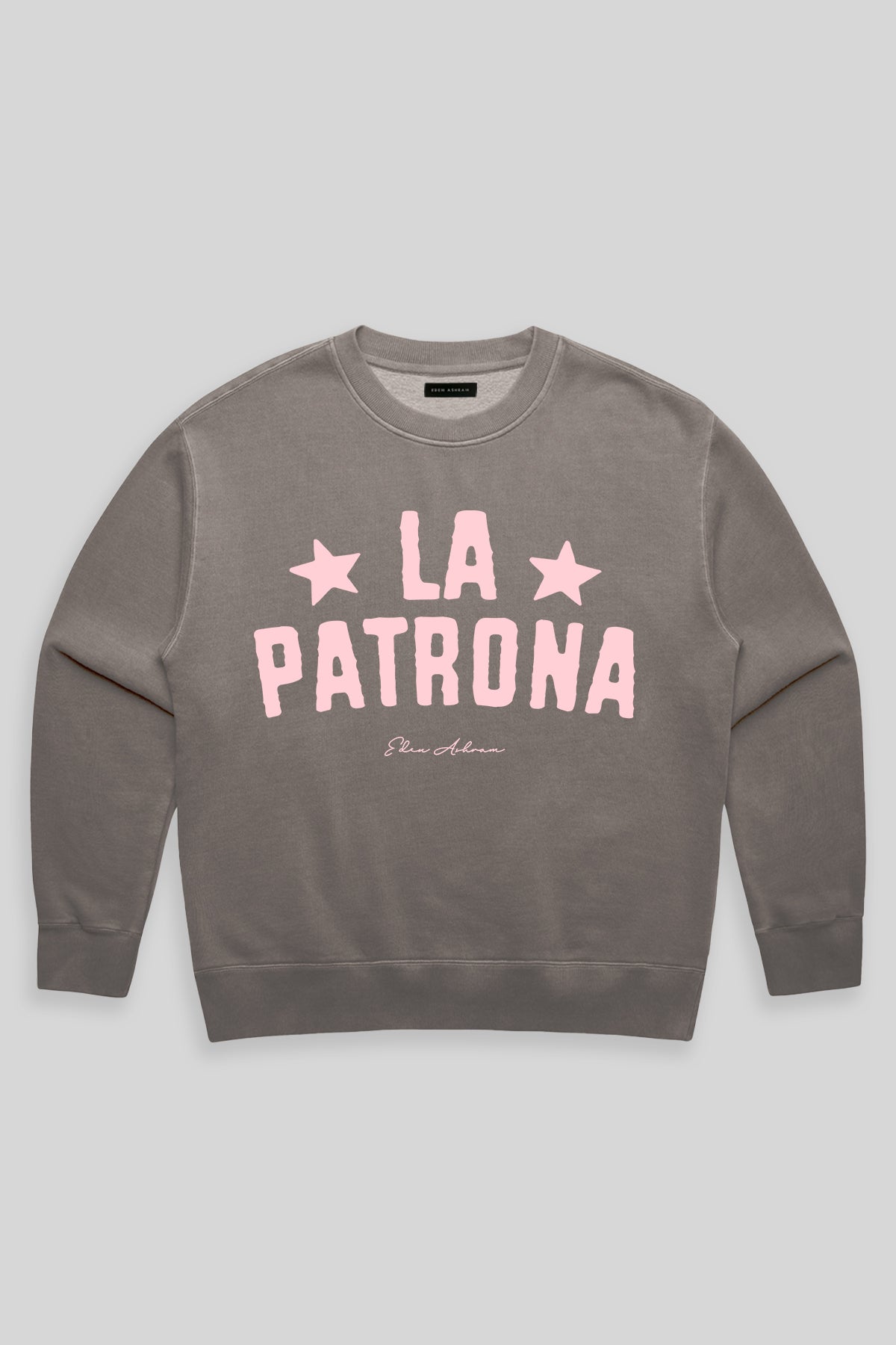 Eden Ashram La Patrona Premium Faded Sweatshirt Faded Grey