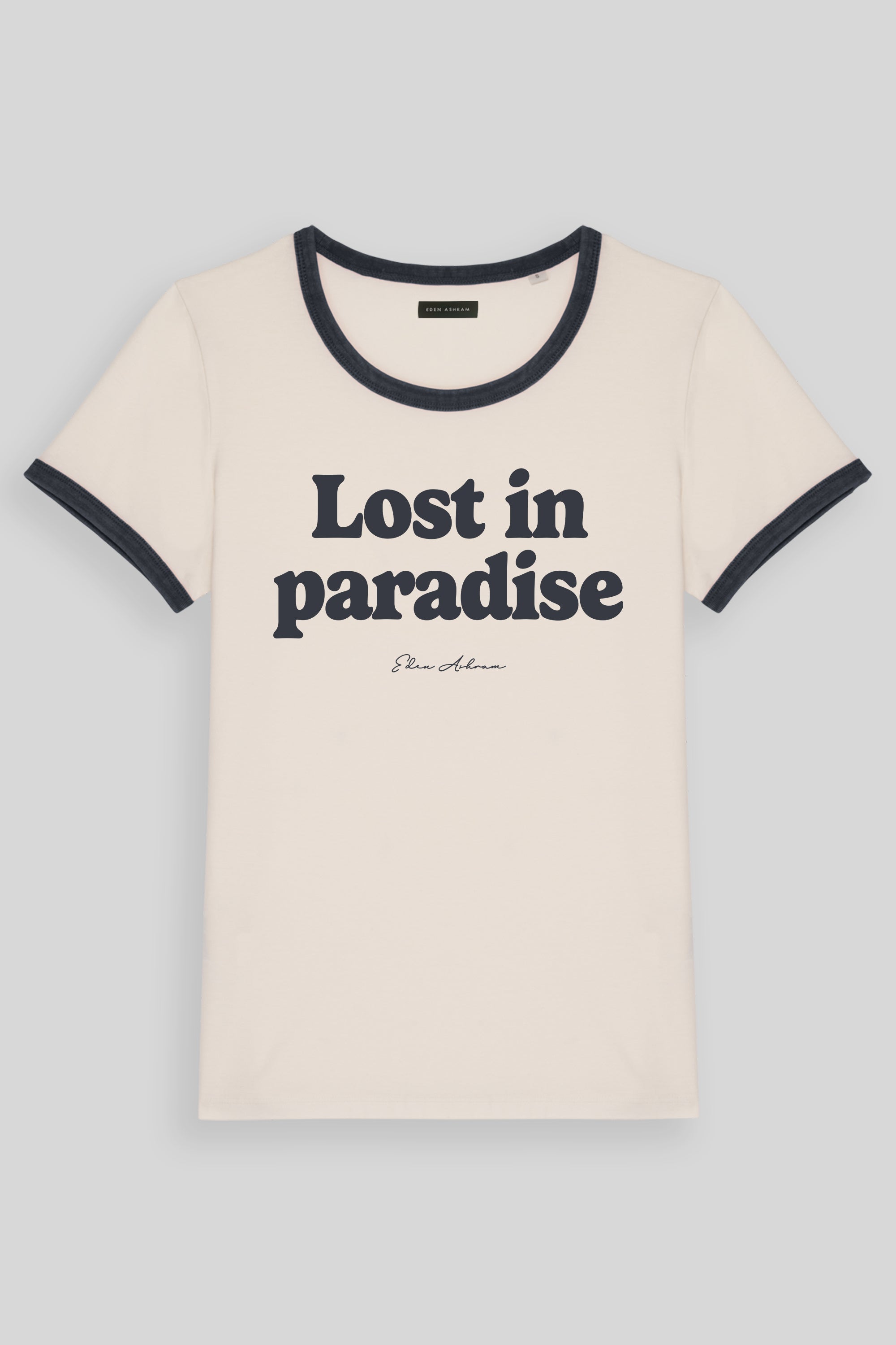 Lost In Paradise Premium Organic Ringer T-Shirt