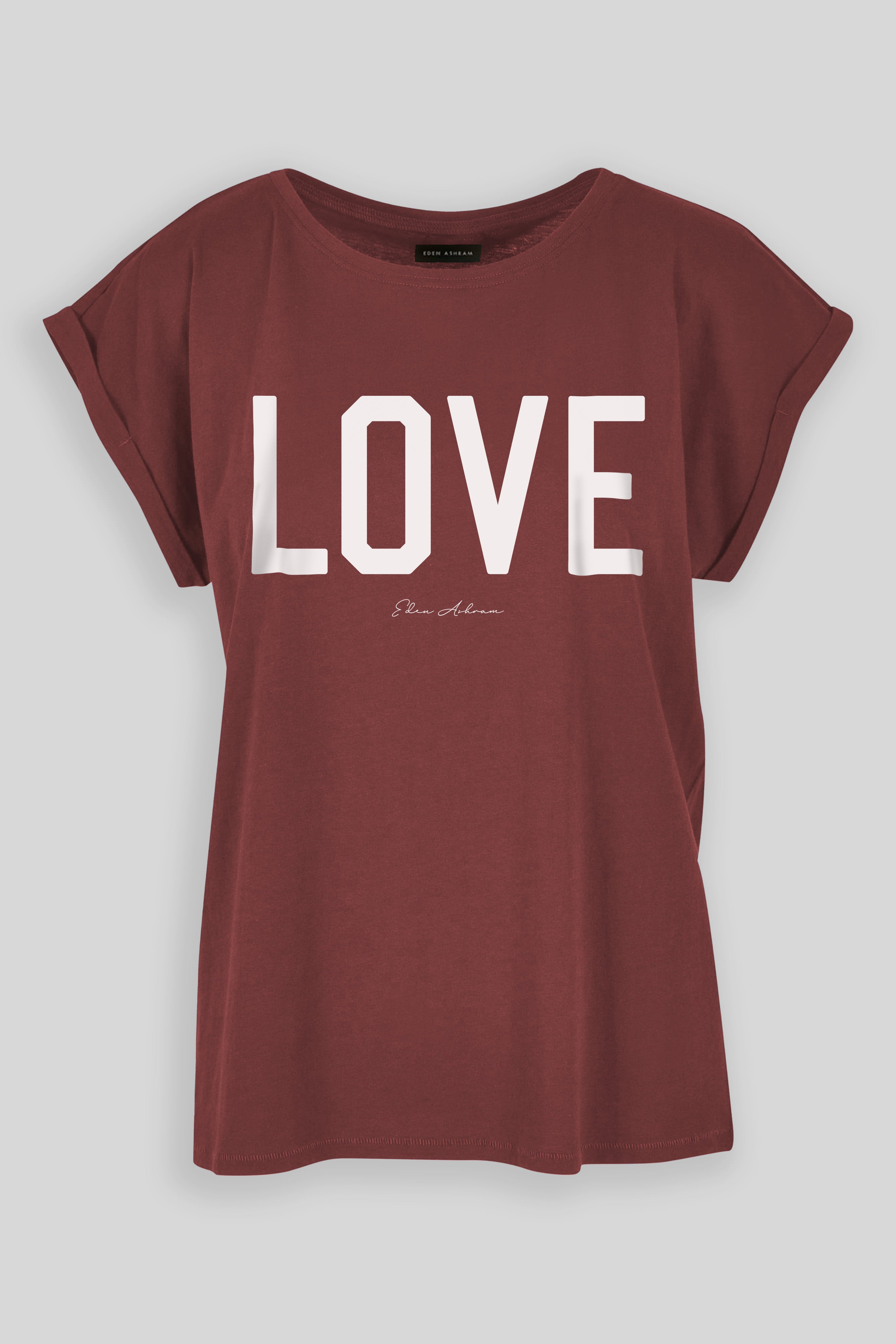 Eden Ashram LOVE Cali T-Shirt Cherry