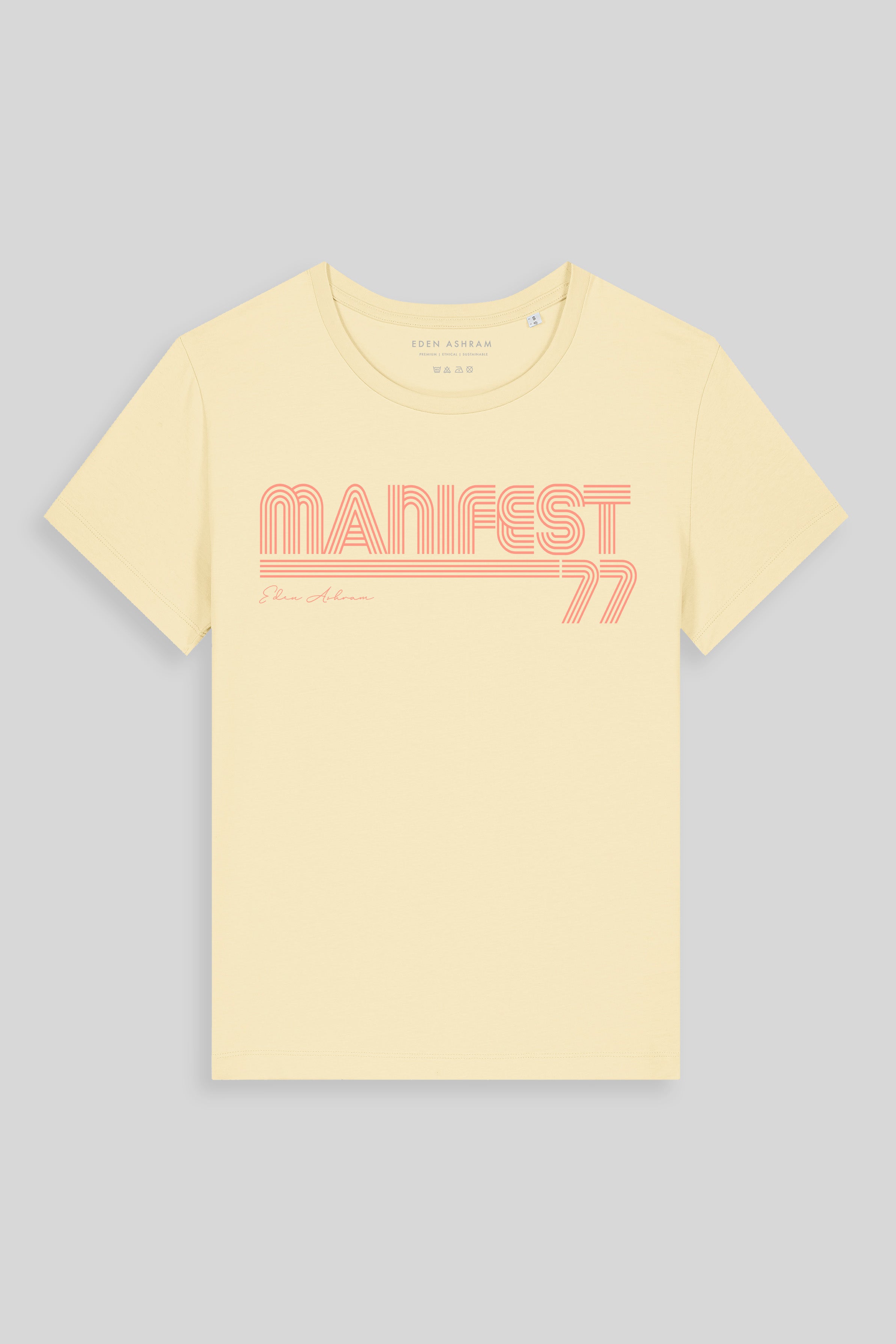 Eden Ashram Manifest 77 Hampton T-Shirt Butter