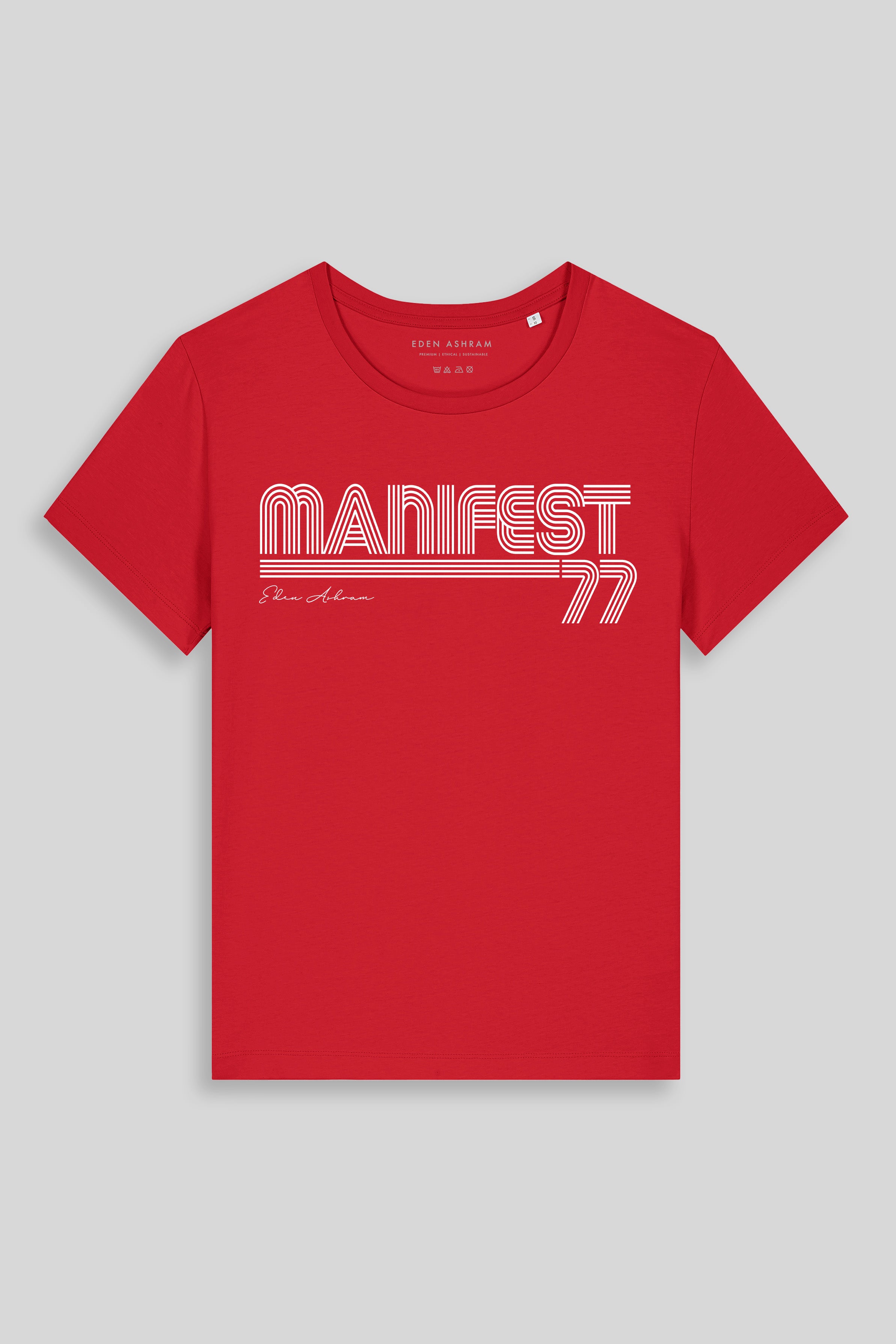Eden Ashram Manifest 77 Hampton T-Shirt Red