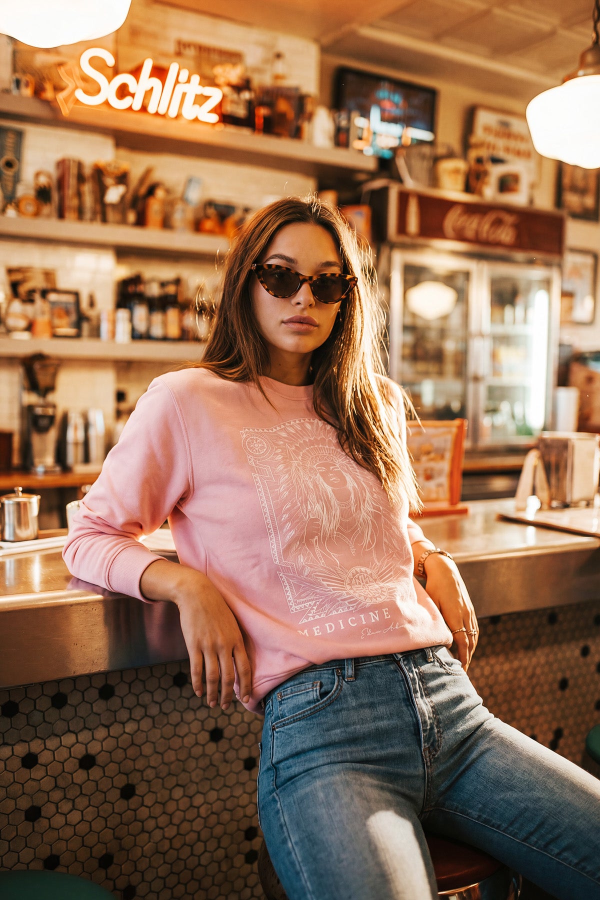 Eden Ashram Medicine Woman Iconic Sweatshirt