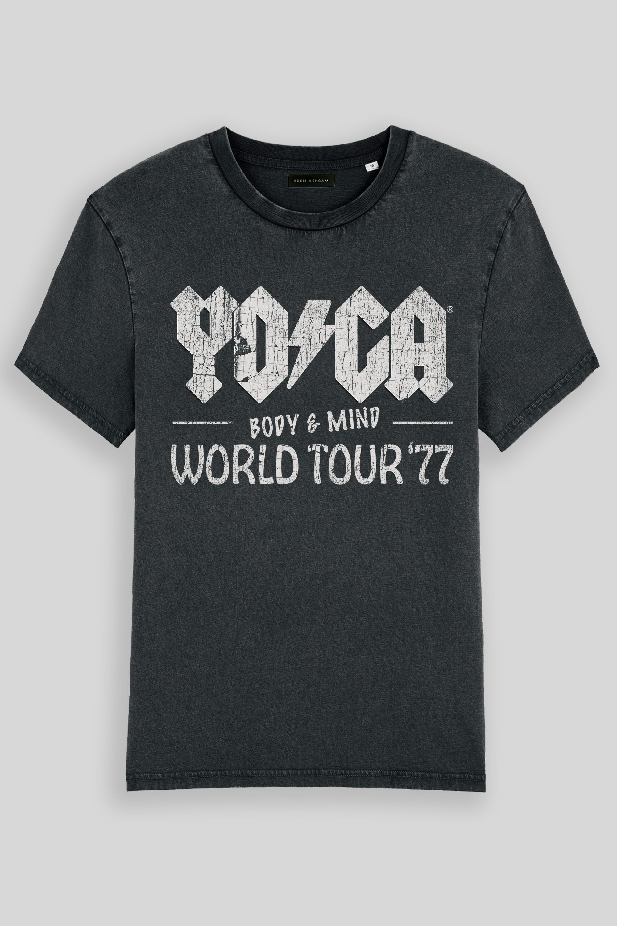 EDEN ASHRAM YOGA Tour - Premium Vintage T-Shirt Vintage Black