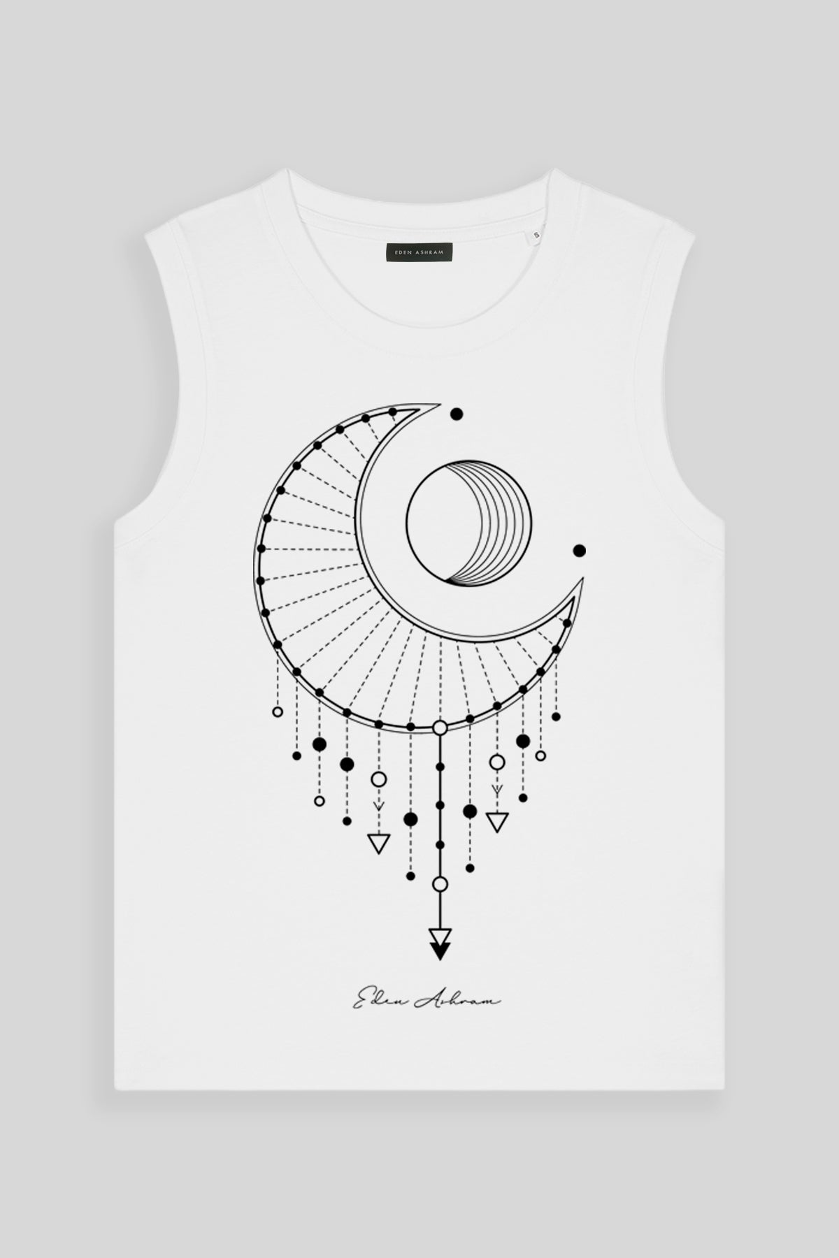 Eden Ashram Moon Catcher Venice Tank White