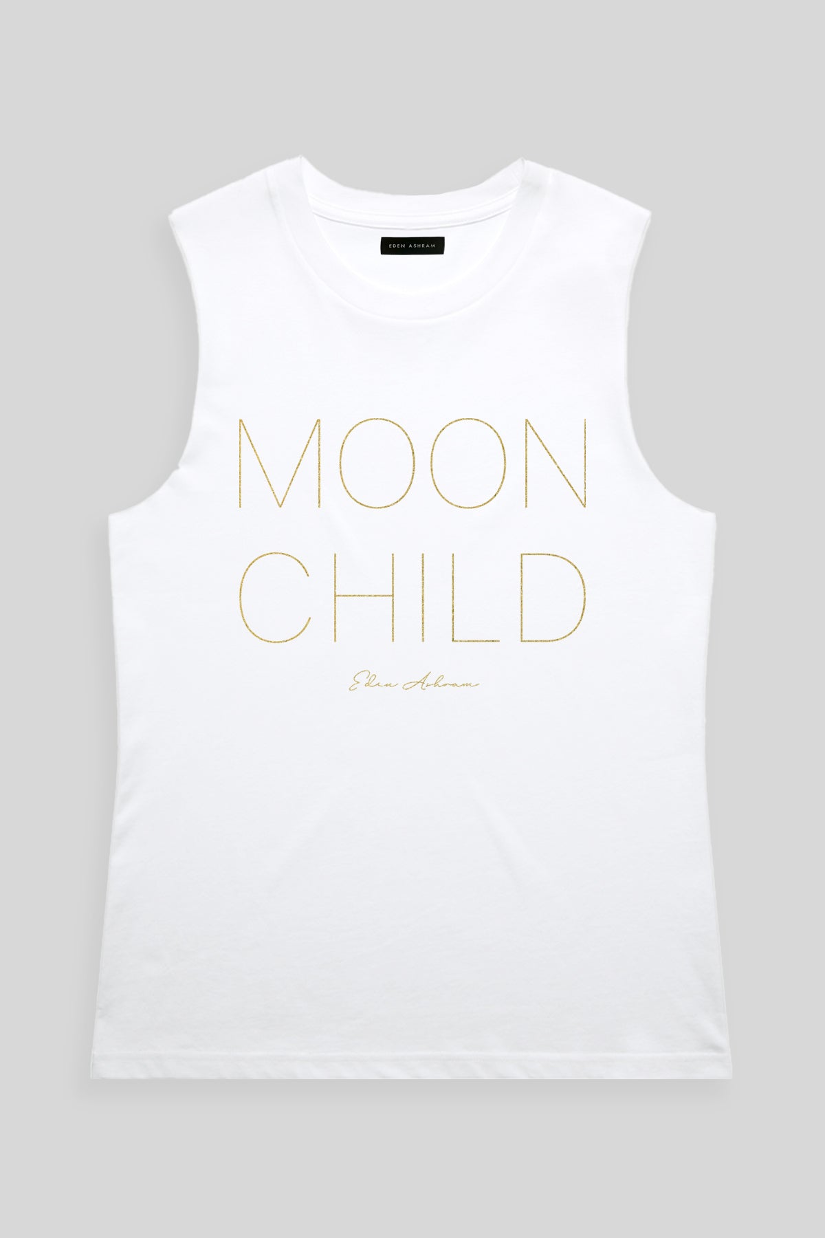 Eden Ashram Moon Child Camden Tank White
