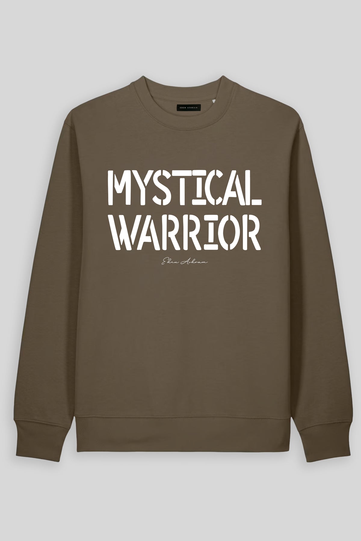 Eden Ashram Mystical Warrior Iconic Sweatshirt Mossstone