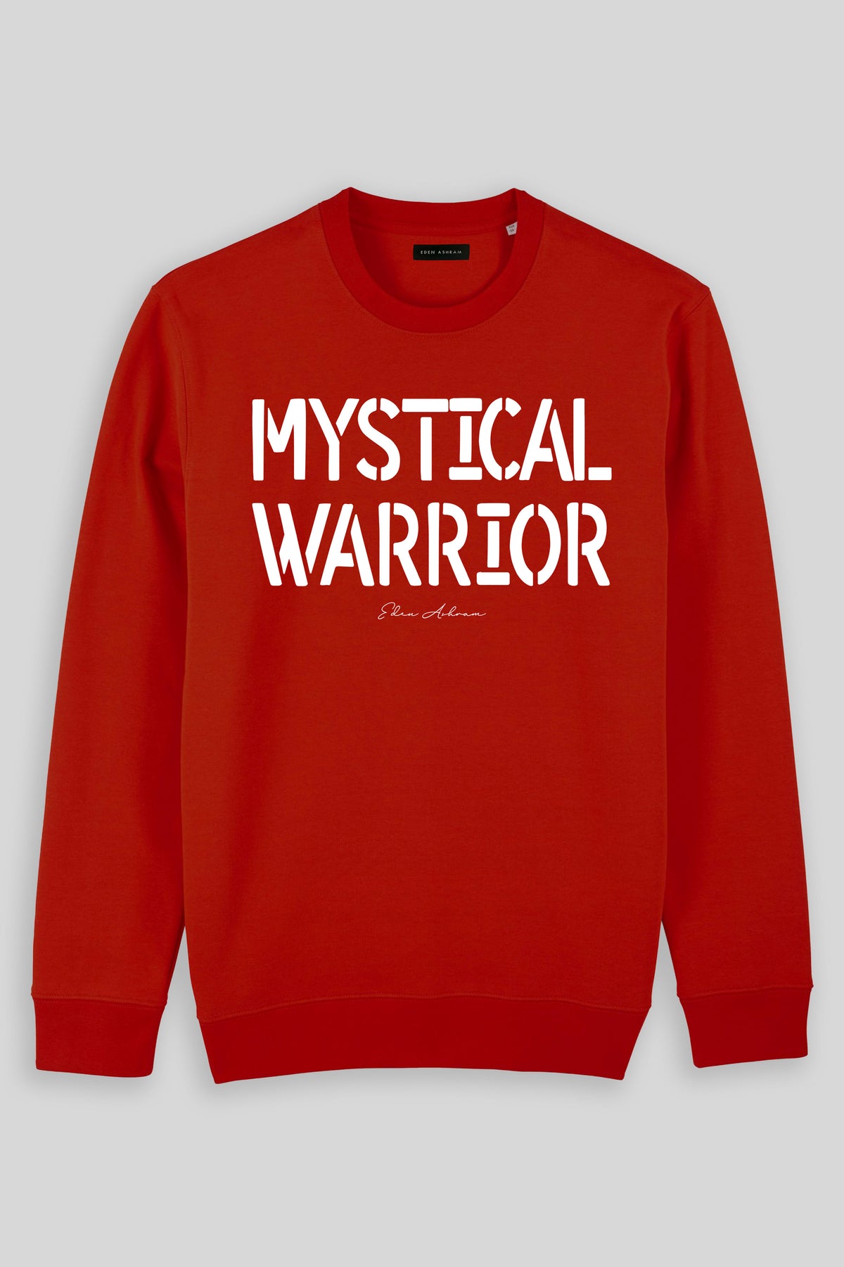 Eden Ashram Mystical Warrior Iconic Sweatshirt Red