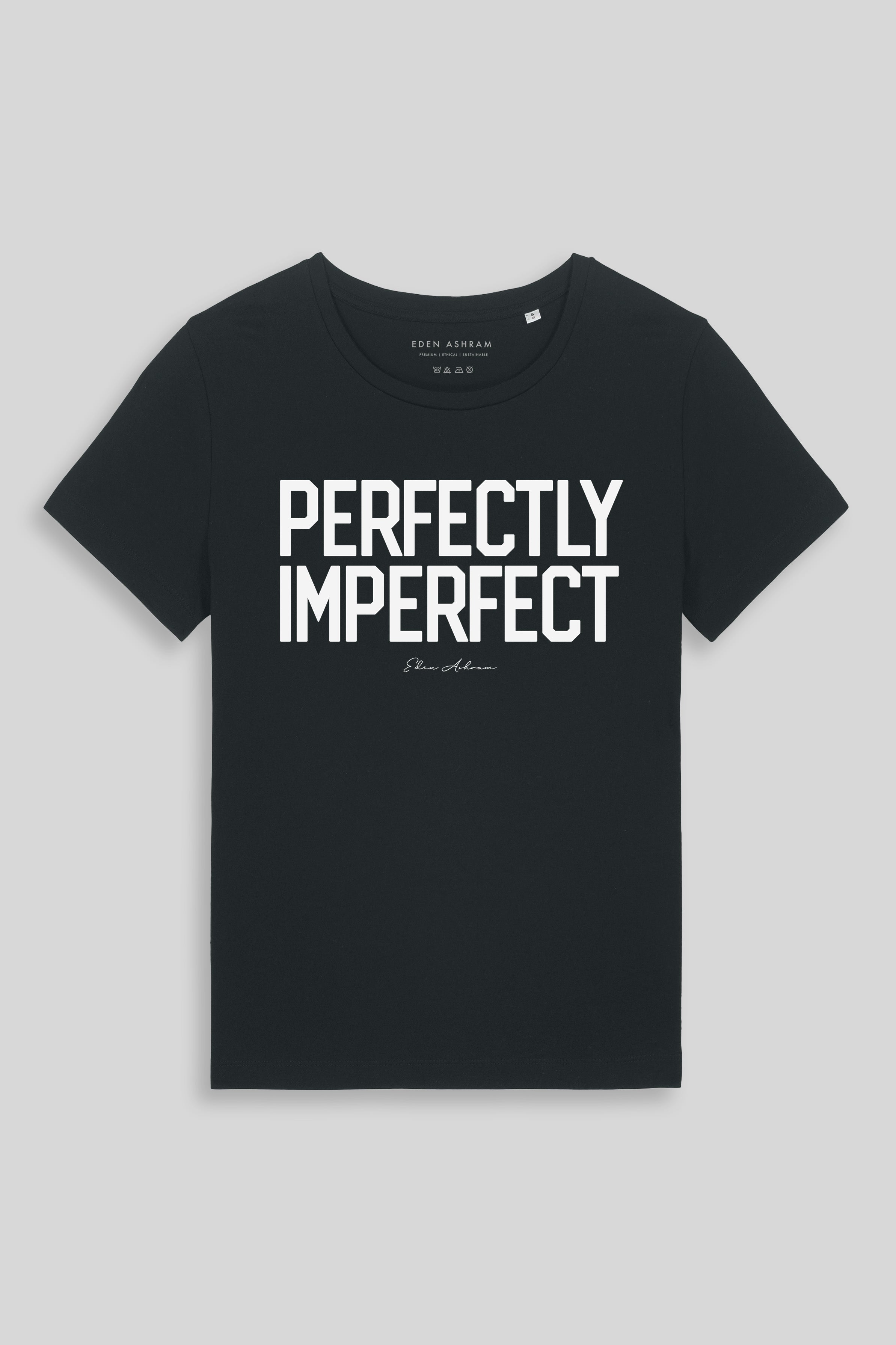 Eden Ashram Perfectly Imperfect Hampton T-Shirt Black