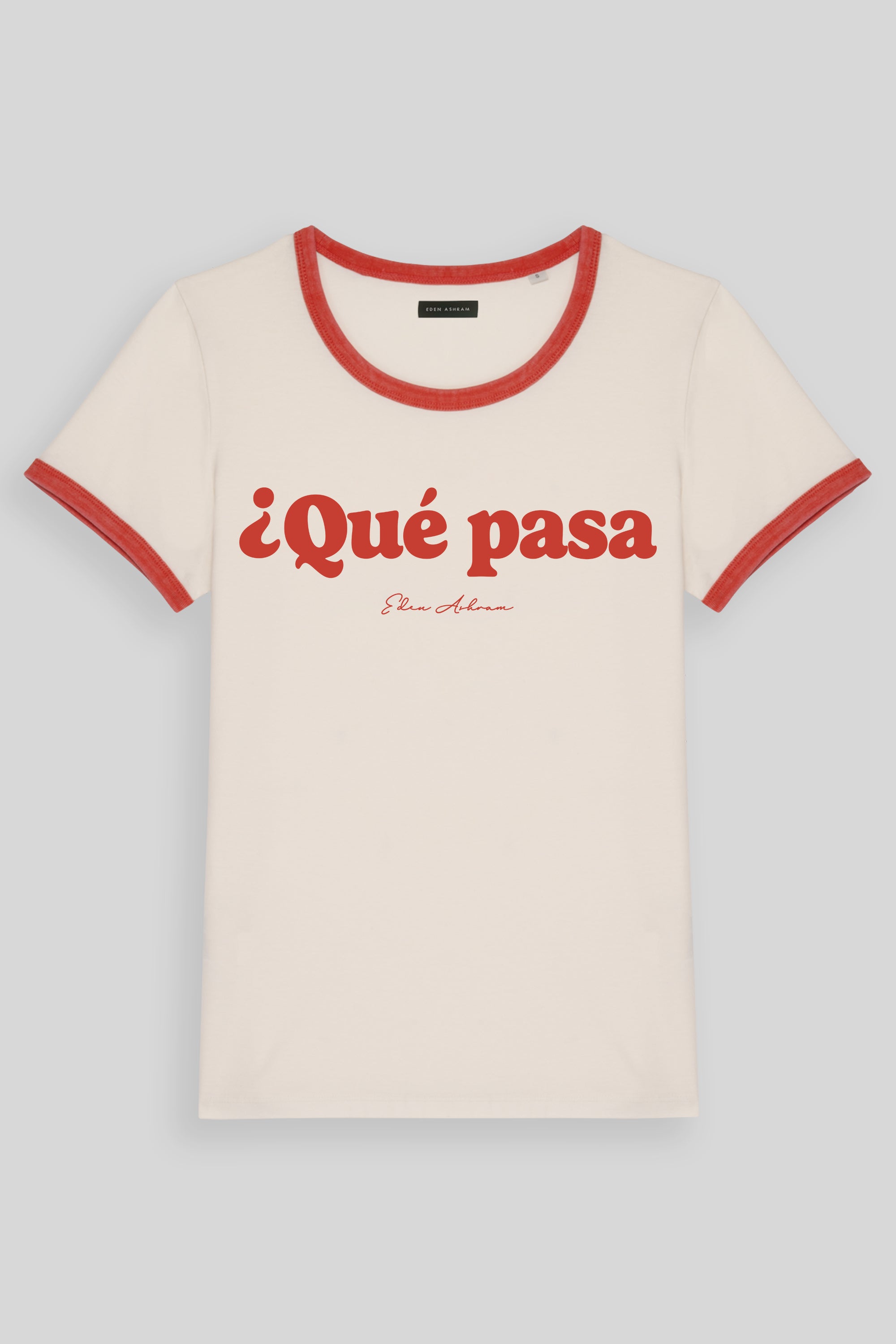 ¿Que Pasa Premium Organic Ringer T-Shirt