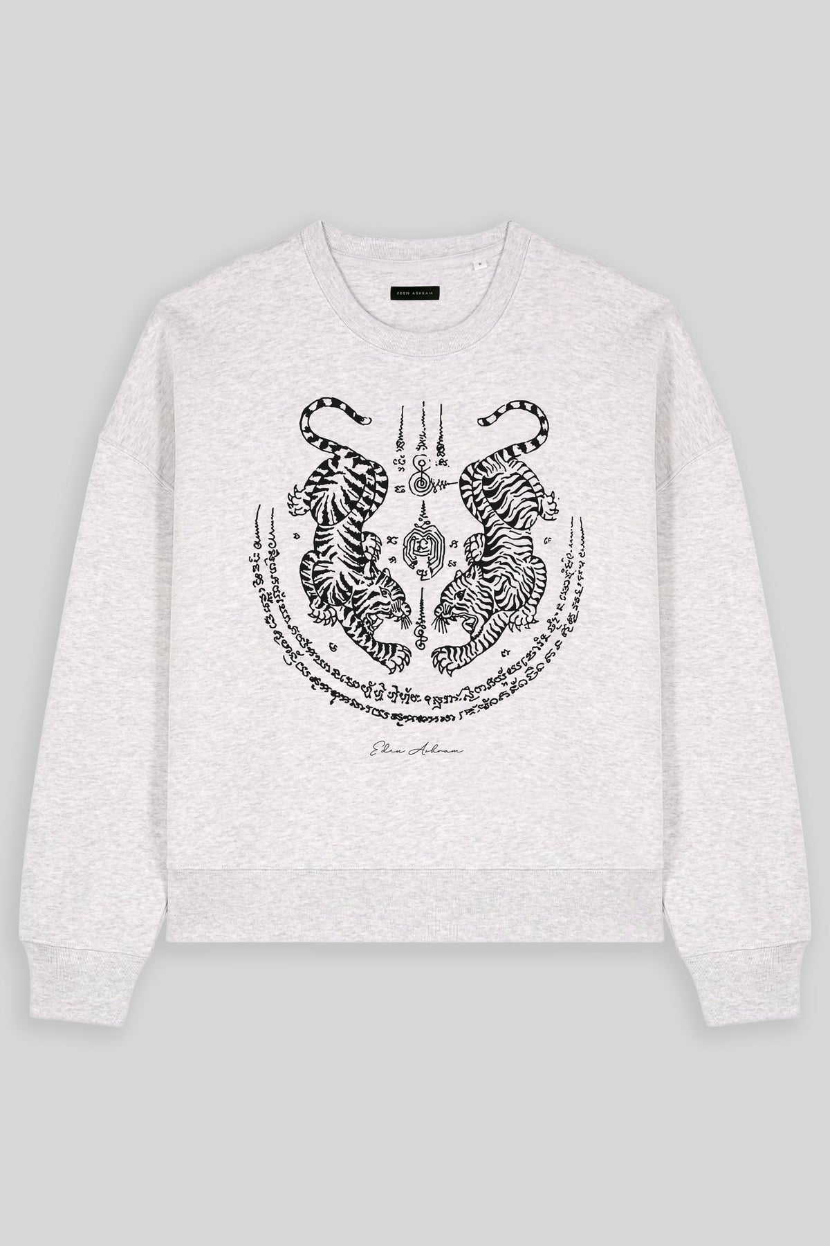 Sak Yant Suea Koo (Twin Tigers) Women's Premium Organic Sweatshirt