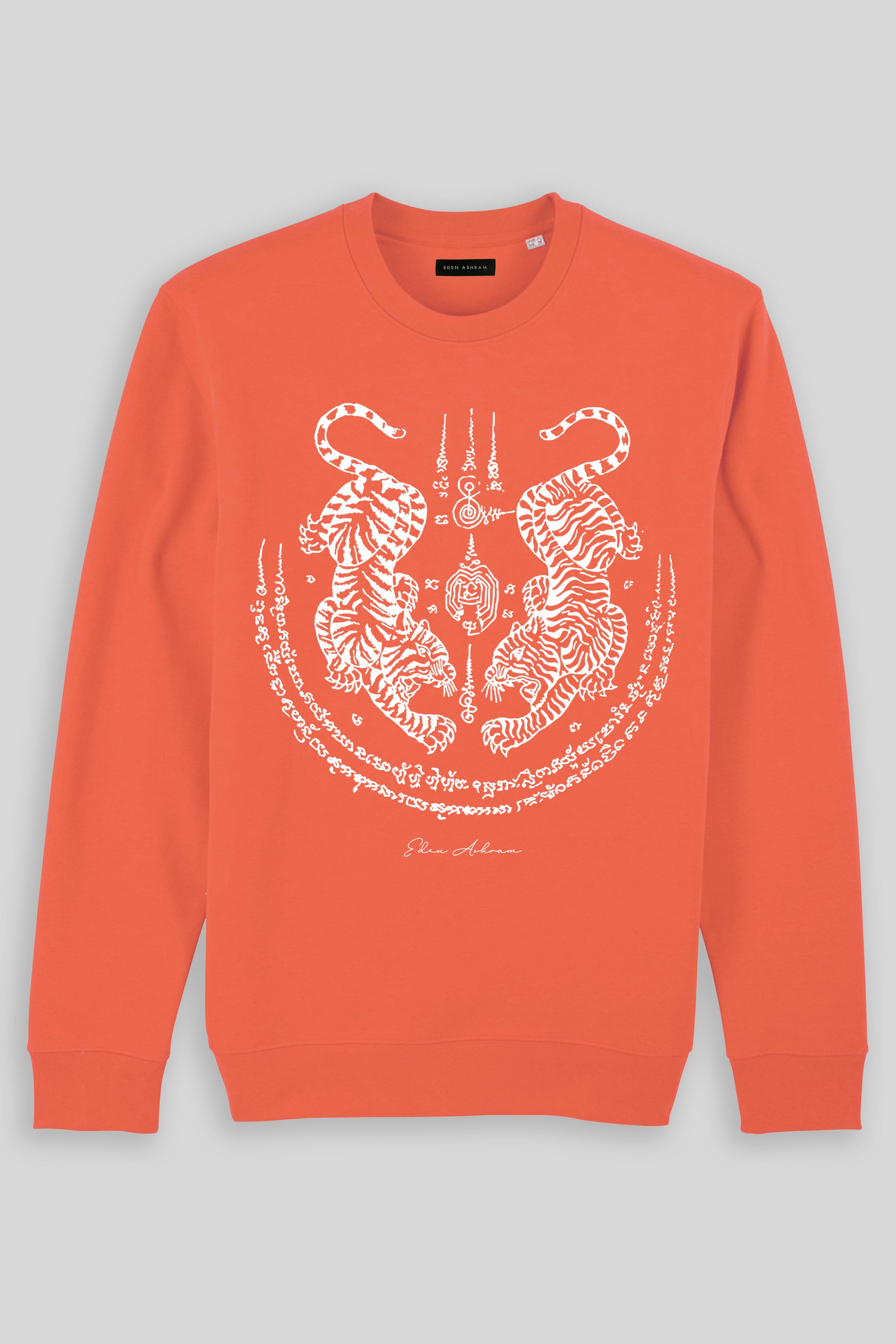 Eden Ashram Sak Yant Suea Koo (Twin Tigers) Iconic Sweatshirt Fiesta