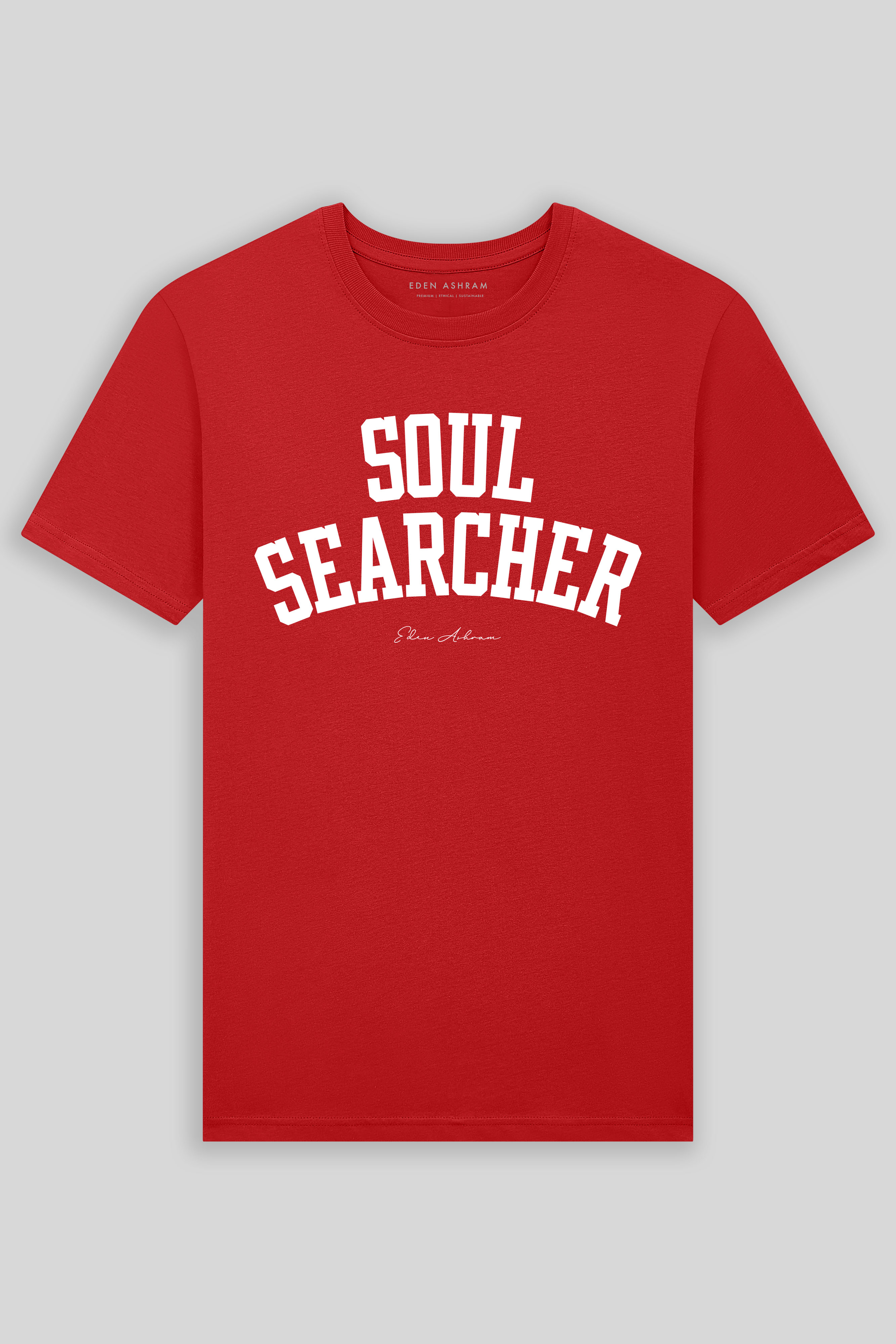 Eden Ashram Soul Searcher Premium Classic T-Shirt Red