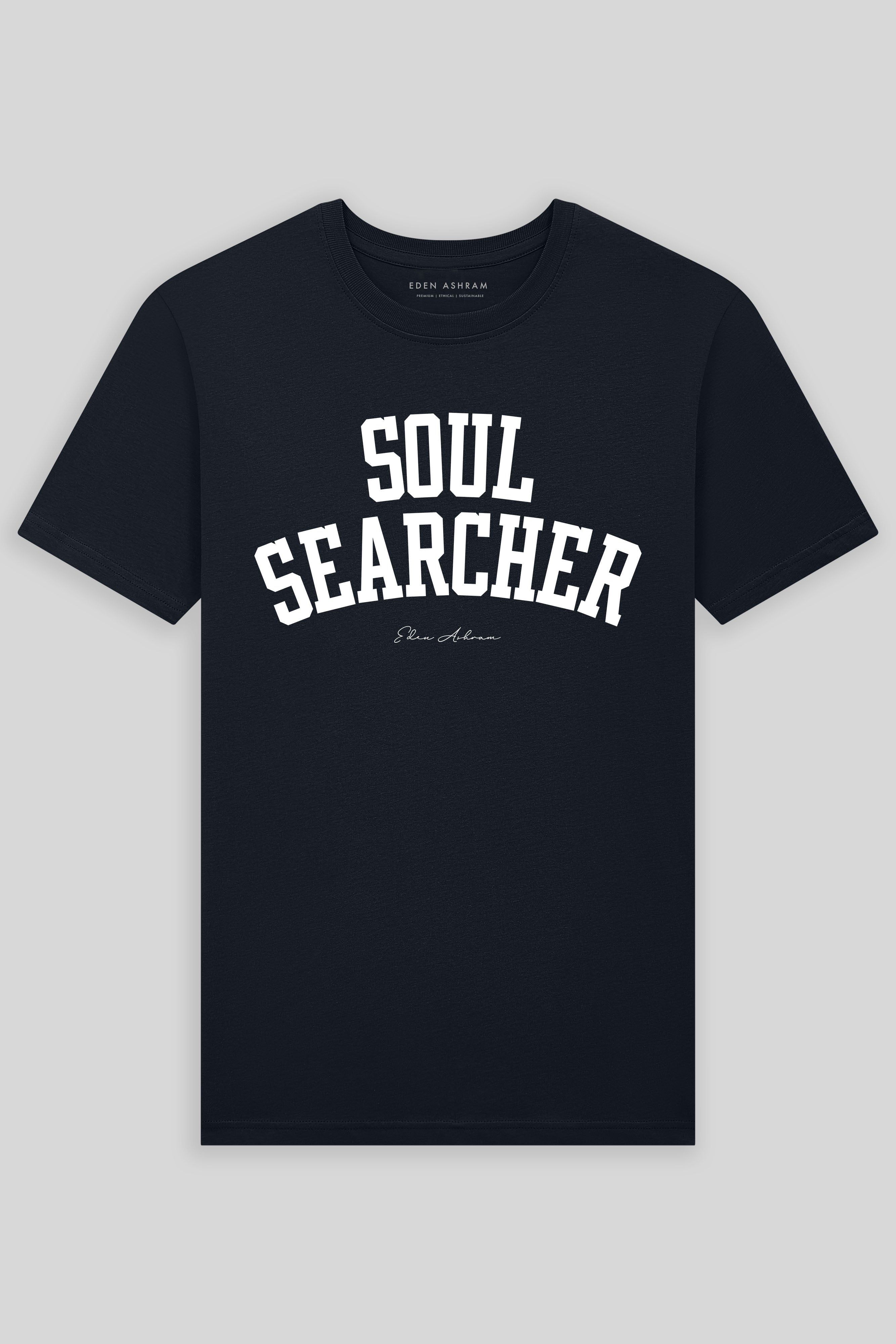Eden Ashram Soul Searcher Premium Classic T-Shirt Stonewash Black
