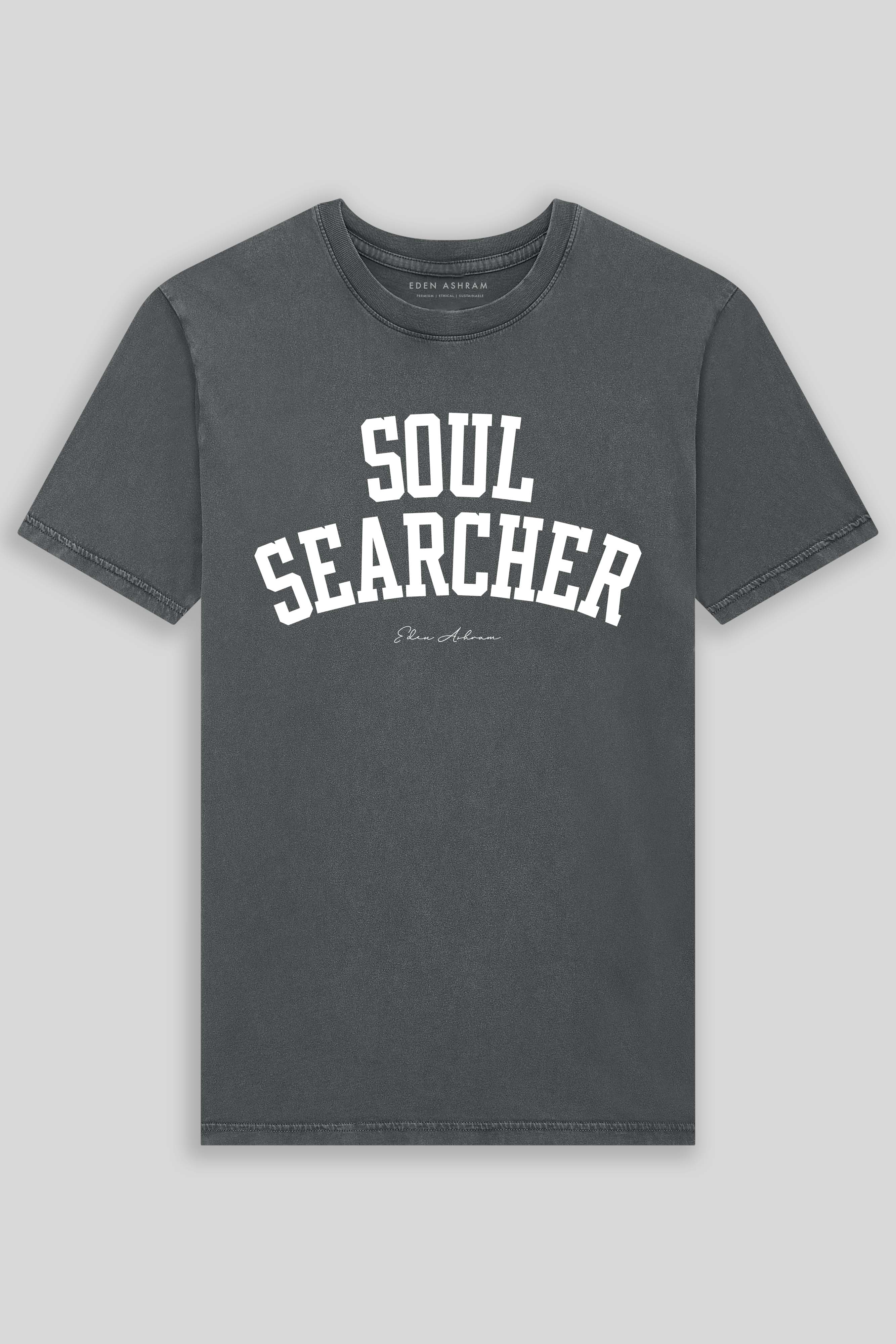 Eden Ashram Soul Searcher Premium Classic T-Shirt Stonewash Grey
