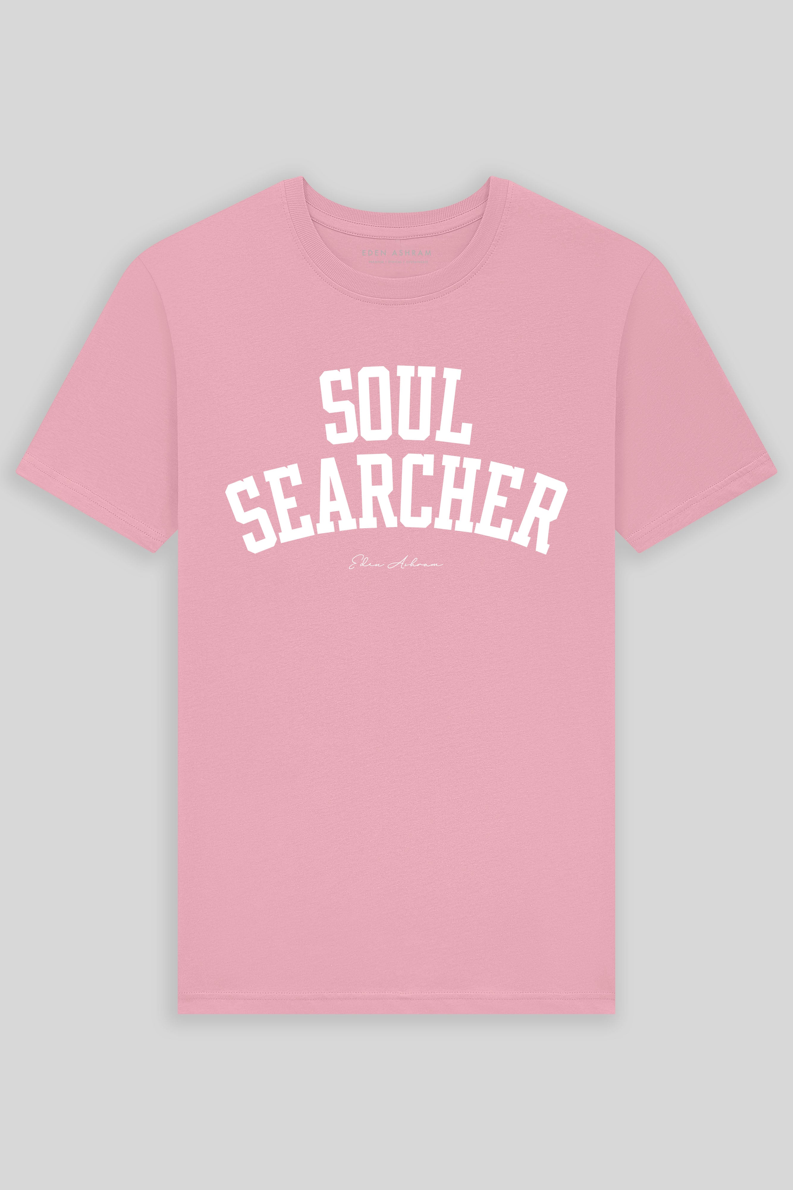 Eden Ashram Soul Searcher Premium Classic T-Shirt Stonewash Pink