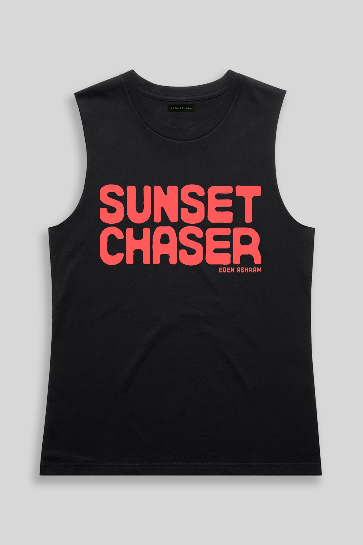 Eden Ashram Sunset Chaser Camden Tank Black