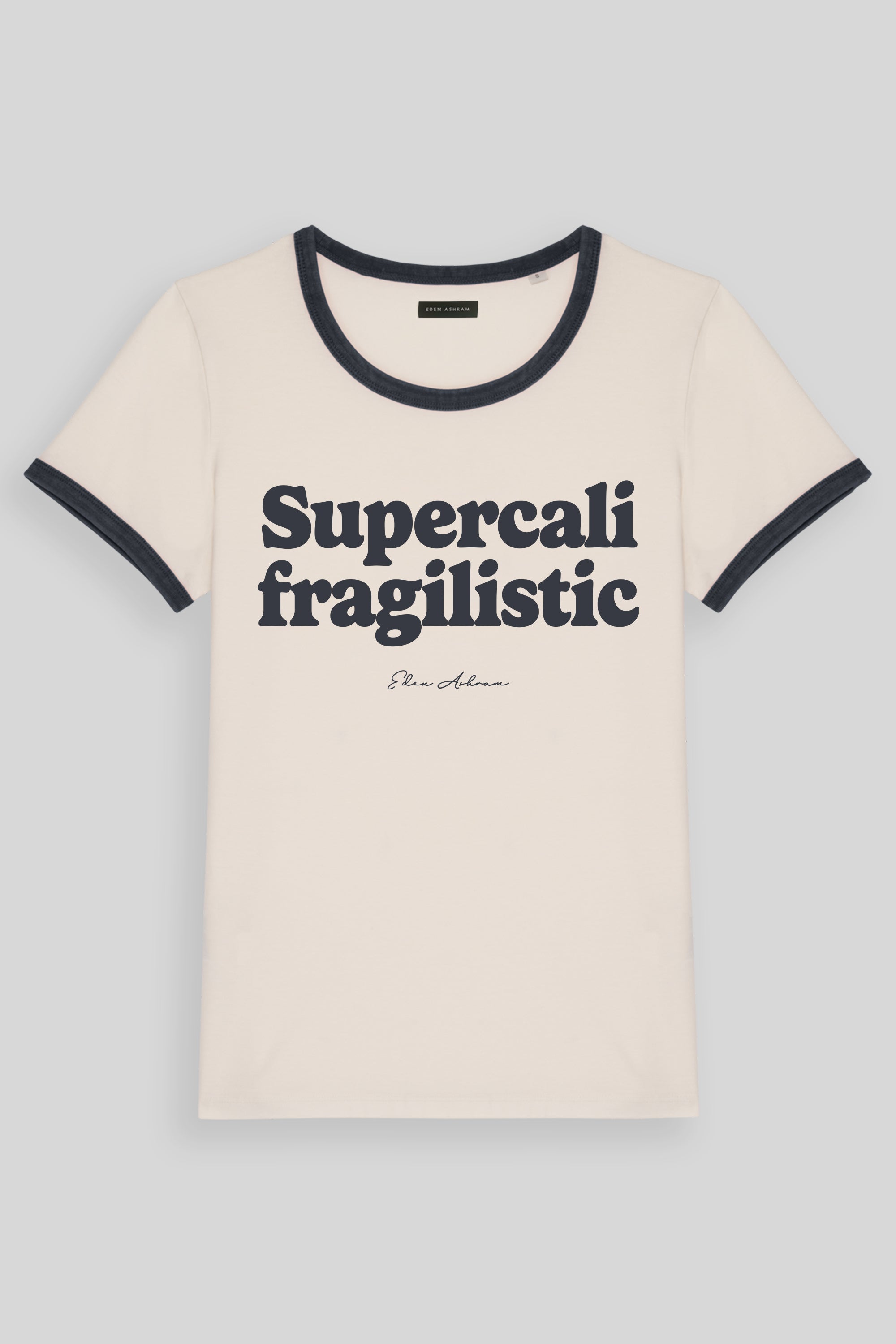 Supercalifragilistic Premium Organic Ringer T-Shirt