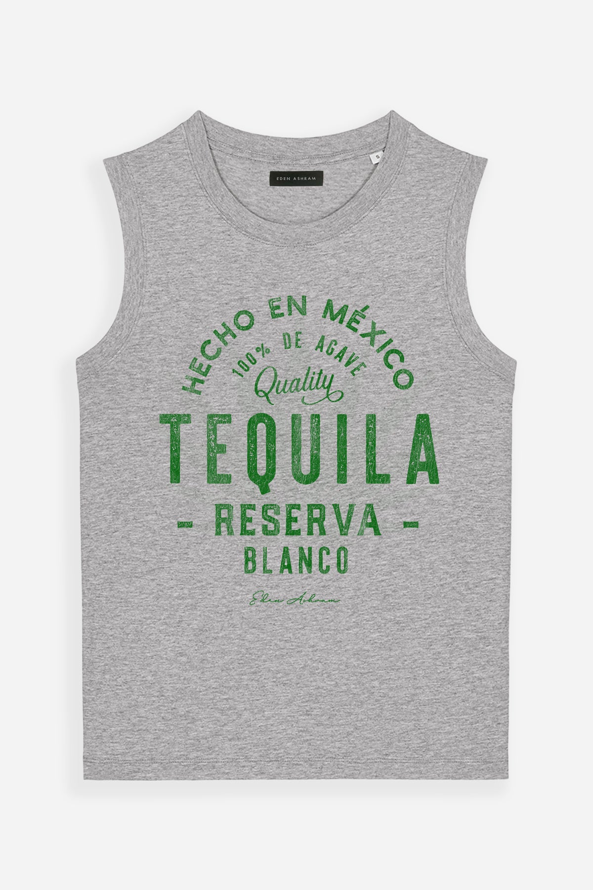 Eden Ashram Tequila Venice Tank Heather Grey